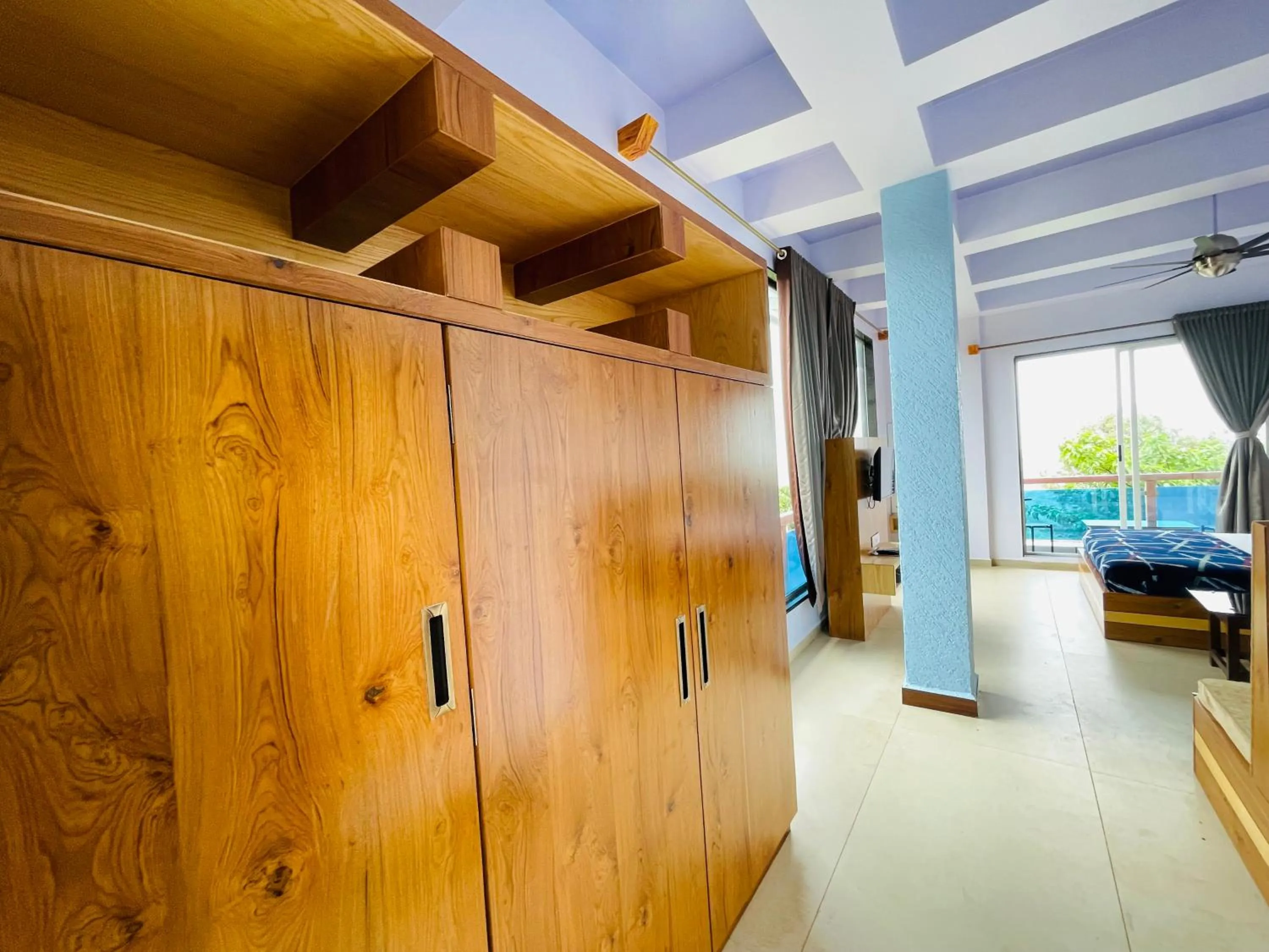 Bed in hotel saptarang residency panhala