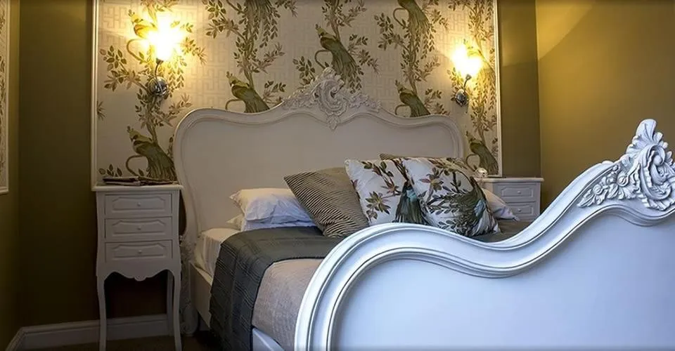 Bed in The Falcon Hotel