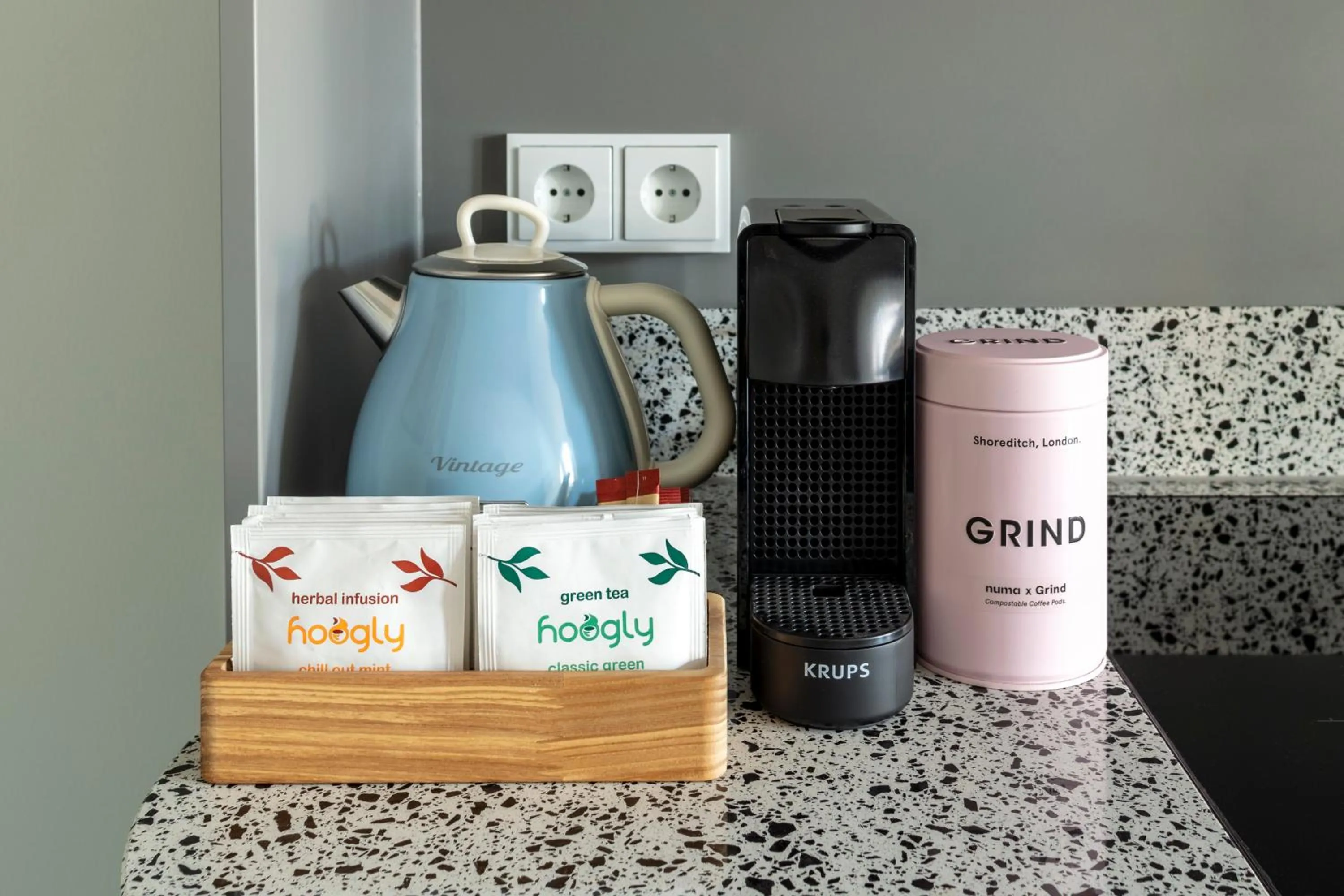 Coffee/tea facilities in Numa Munich Blend