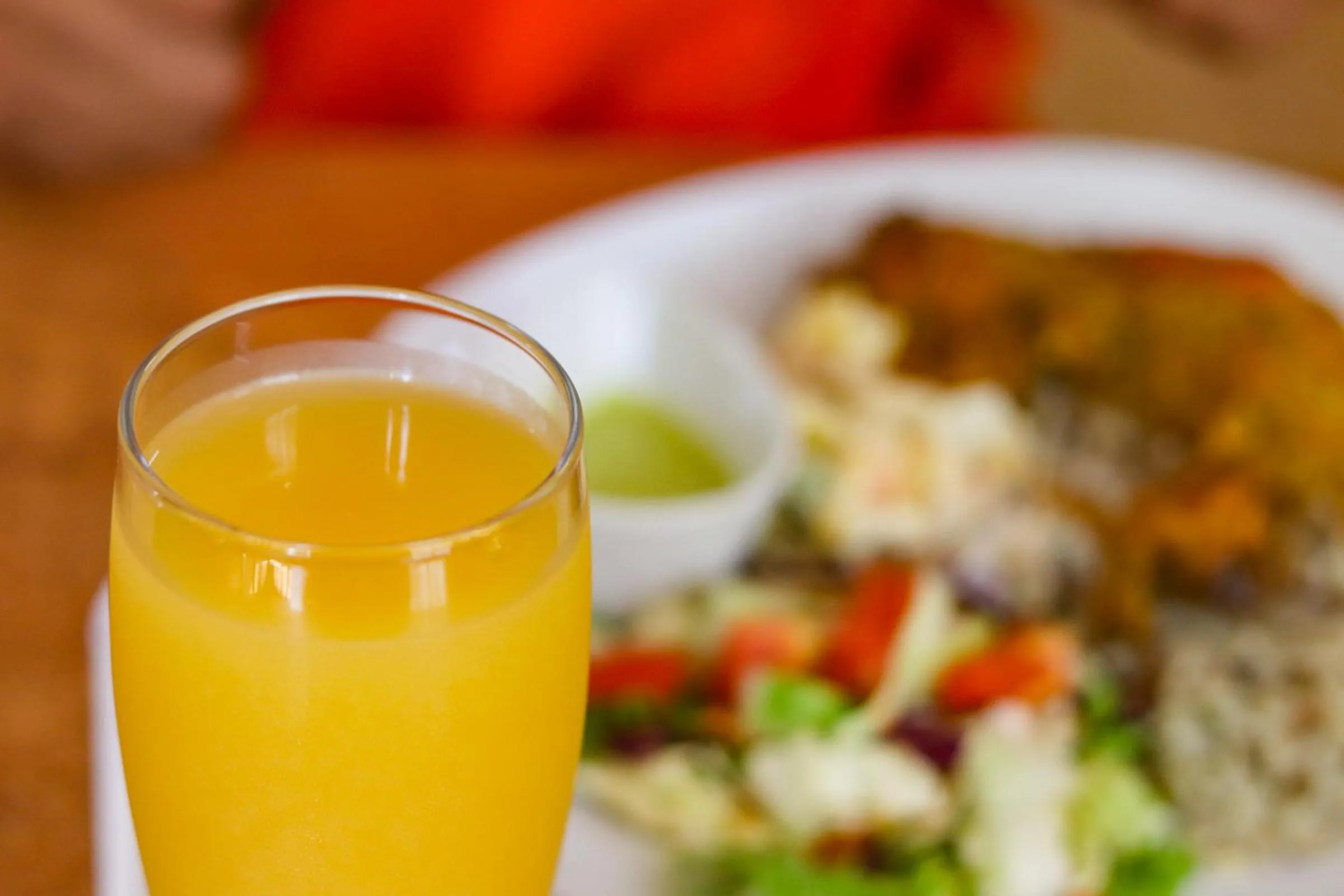 Food close-up in La Flamboyant Hotel