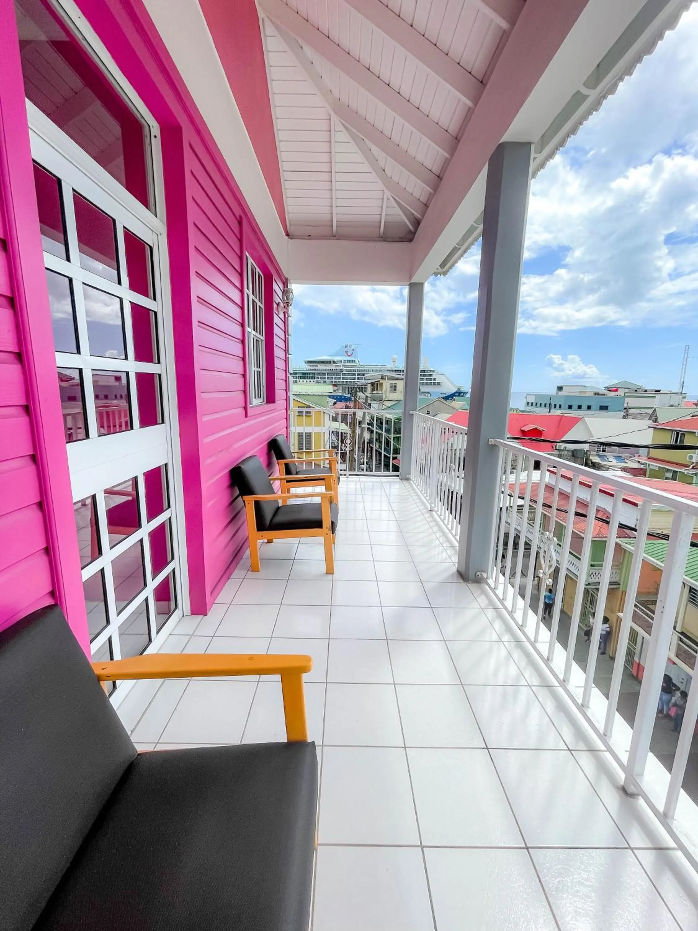 Property building in La Flamboyant Hotel