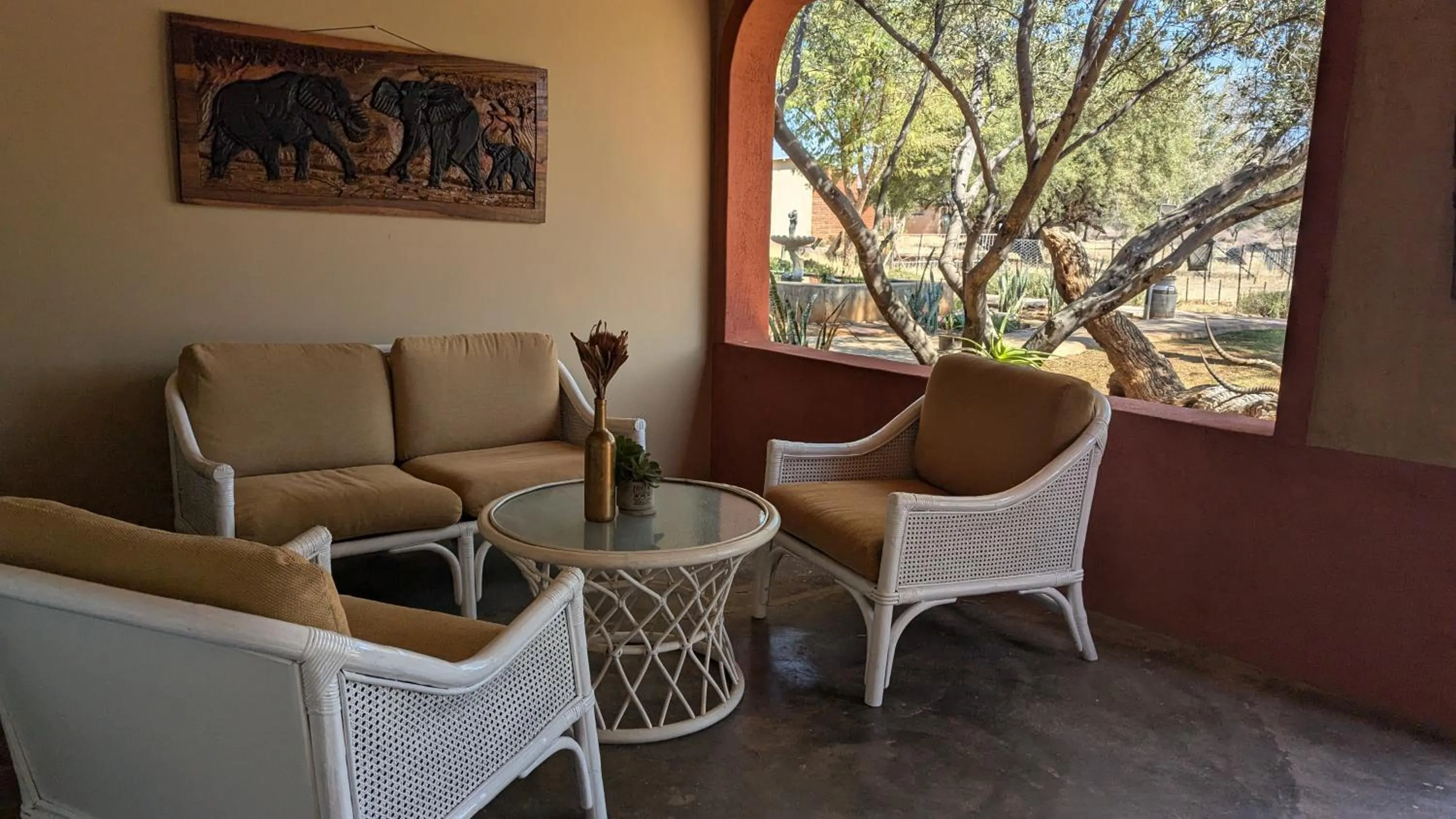 Balcony/Terrace in Gabus Safari Lodge