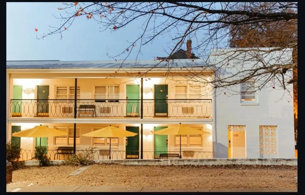 Property building in Little Mod Hotel at the University