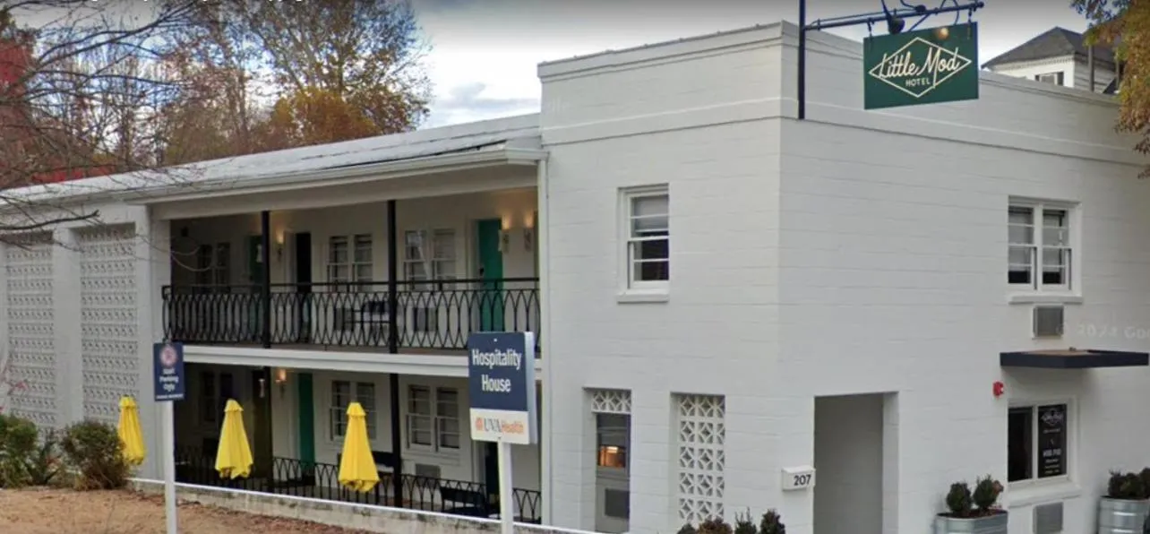 Property building in Little Mod Hotel at the University