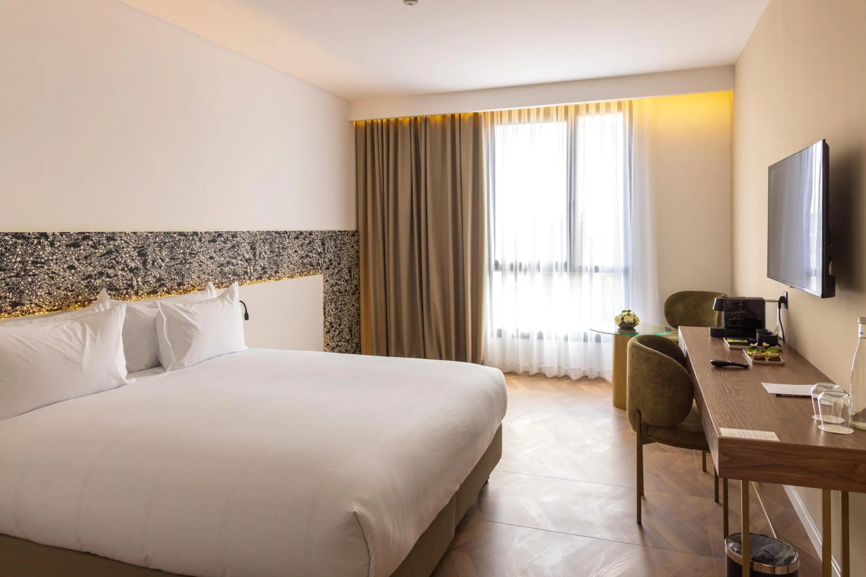 Bed in DIAGONAL HOTEL