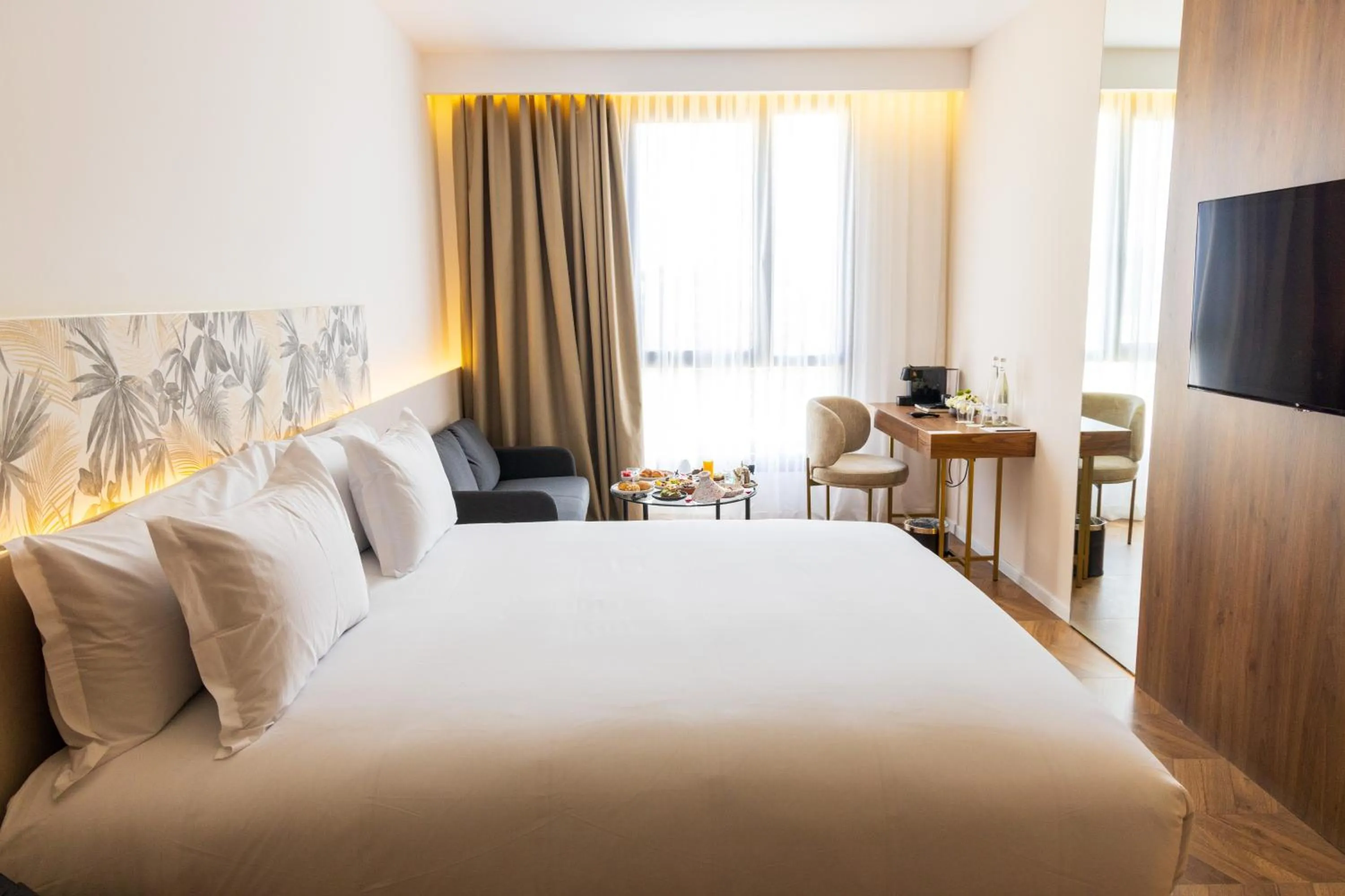 Bed in DIAGONAL HOTEL