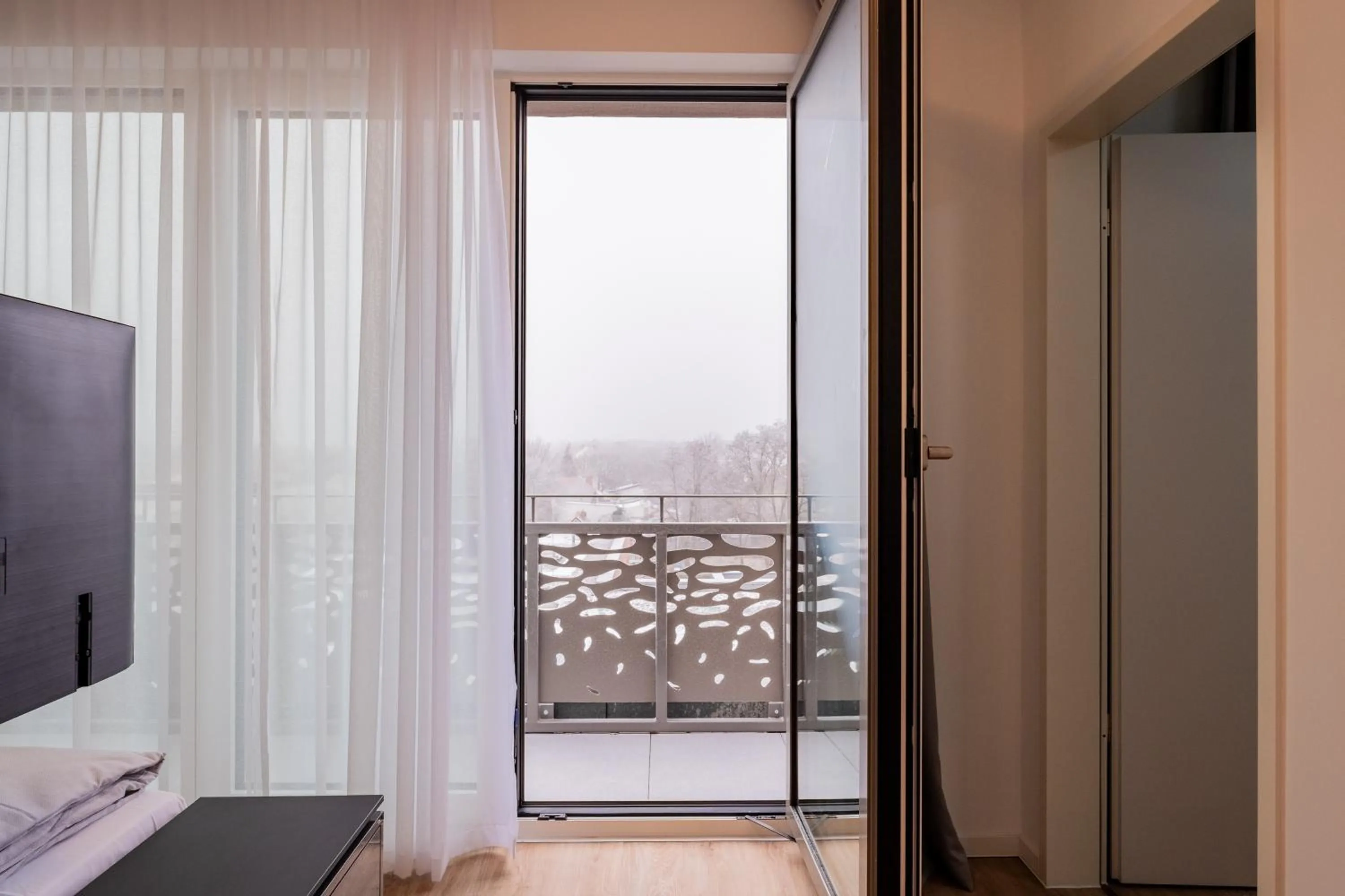 Balcony/Terrace in Nena Apartments Berlin Adlershof
