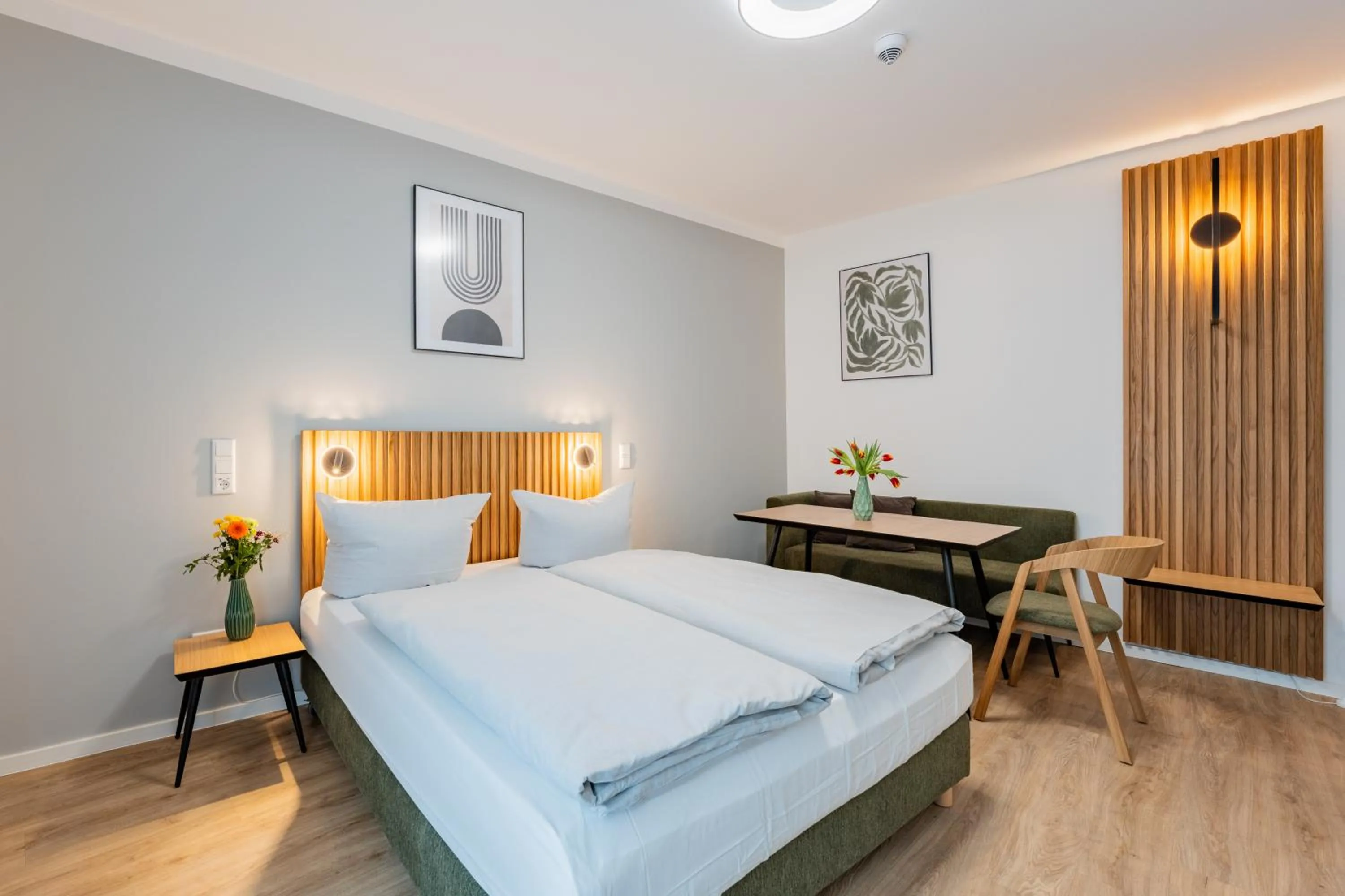 Photo of the whole room, Bed in Nena Apartments Berlin Adlershof