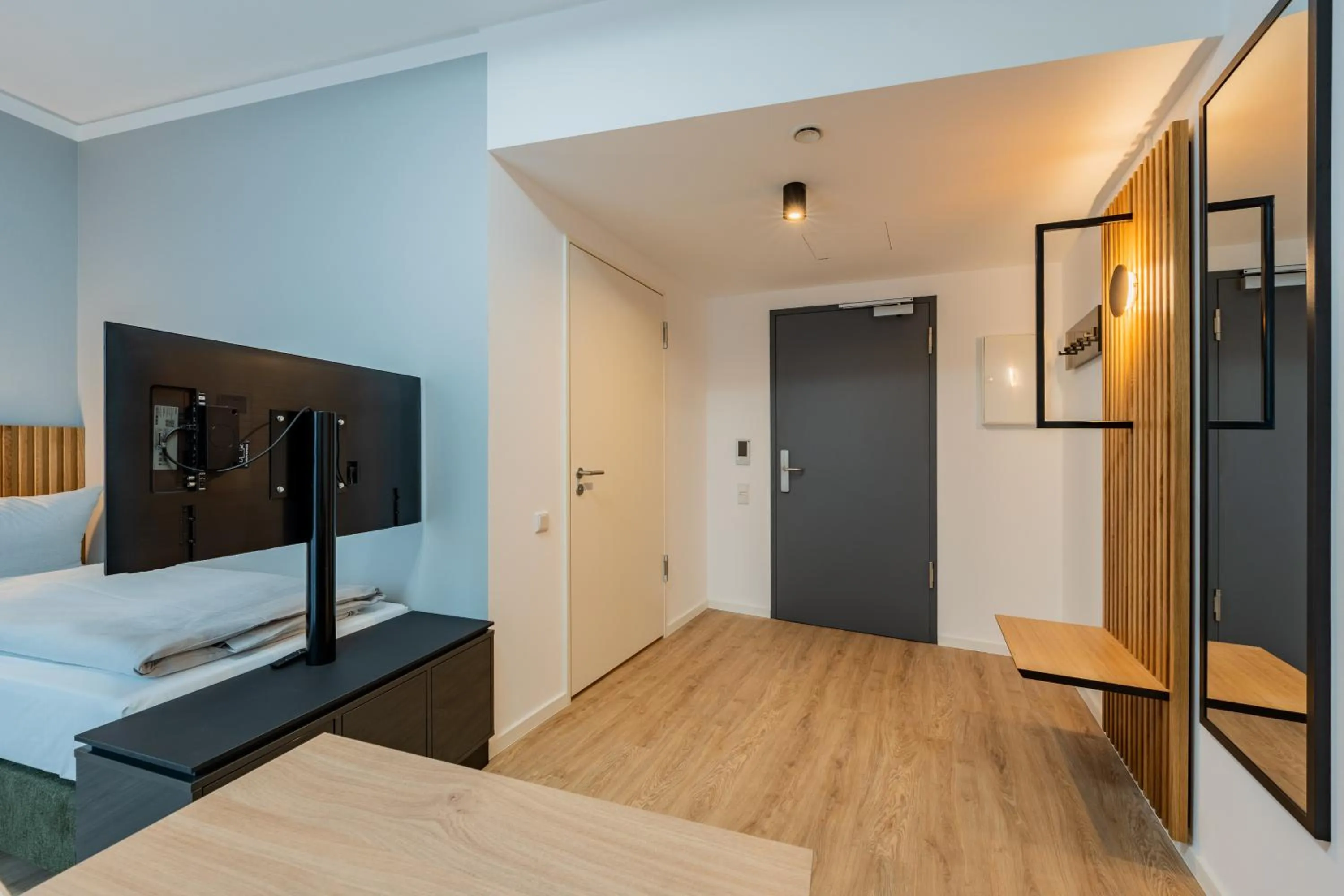 Photo of the whole room, Bed in Nena Apartments Berlin Adlershof