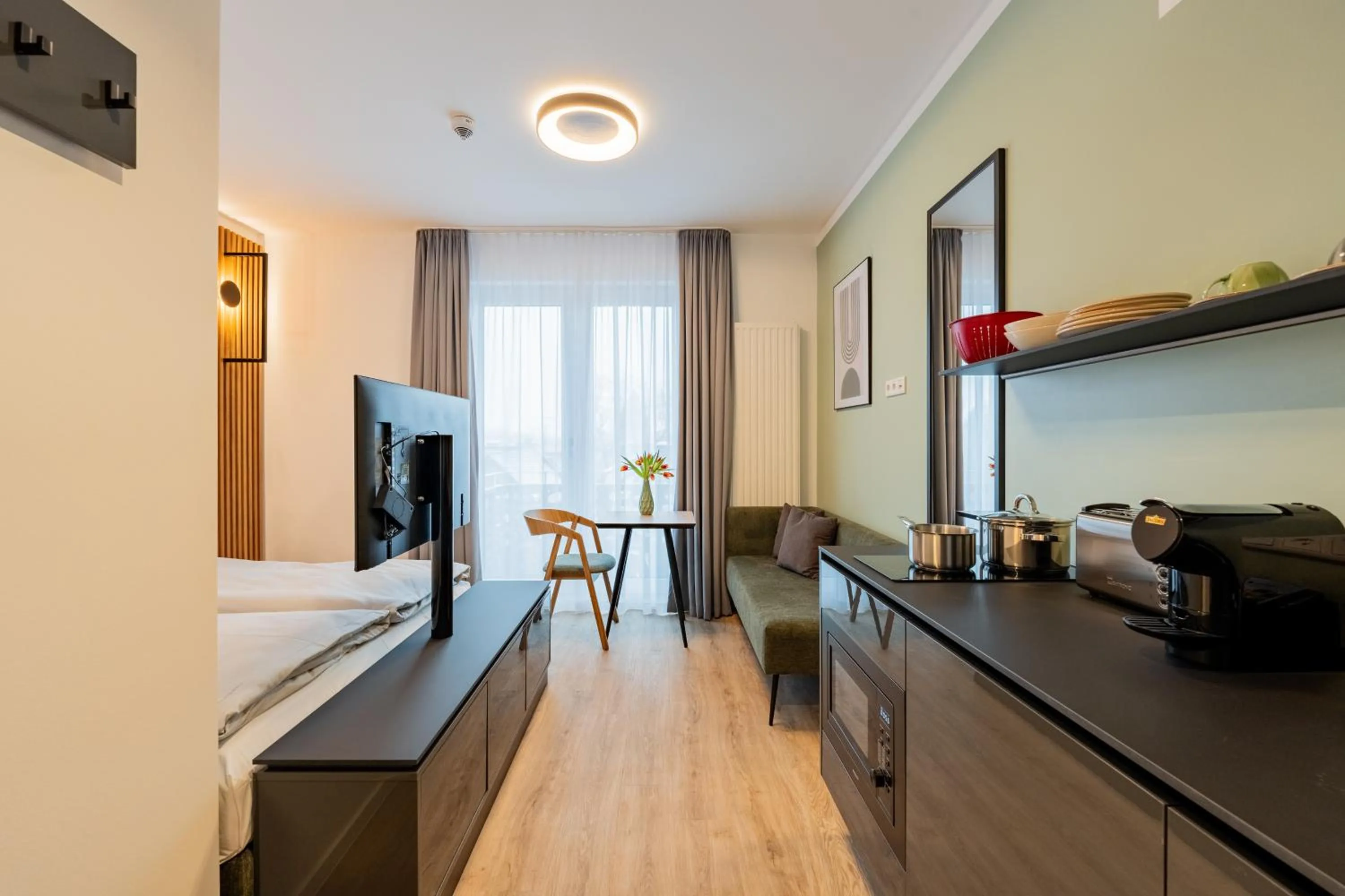 Photo of the whole room, Bed in Nena Apartments Berlin Adlershof