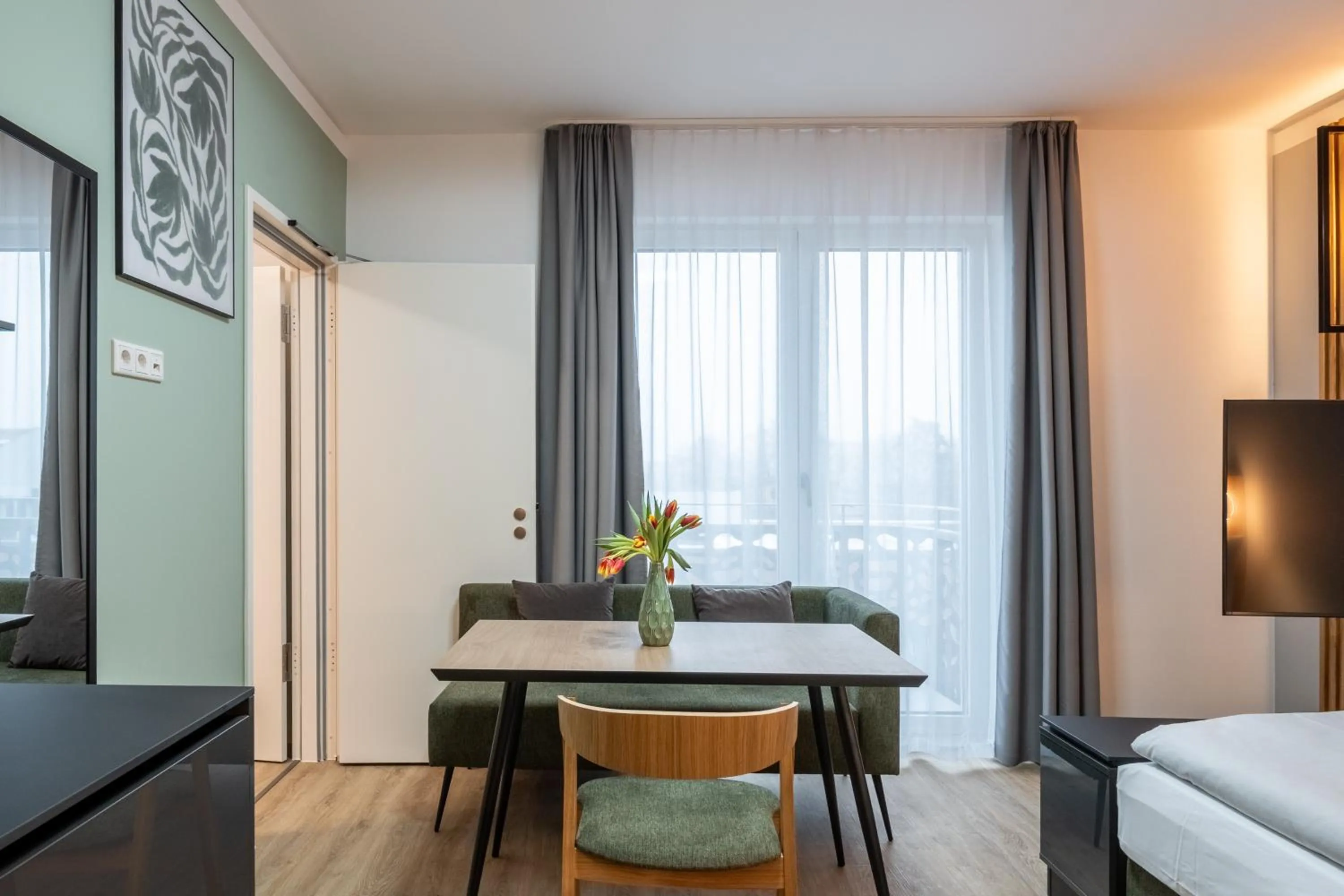 Photo of the whole room, Bed in Nena Apartments Berlin Adlershof