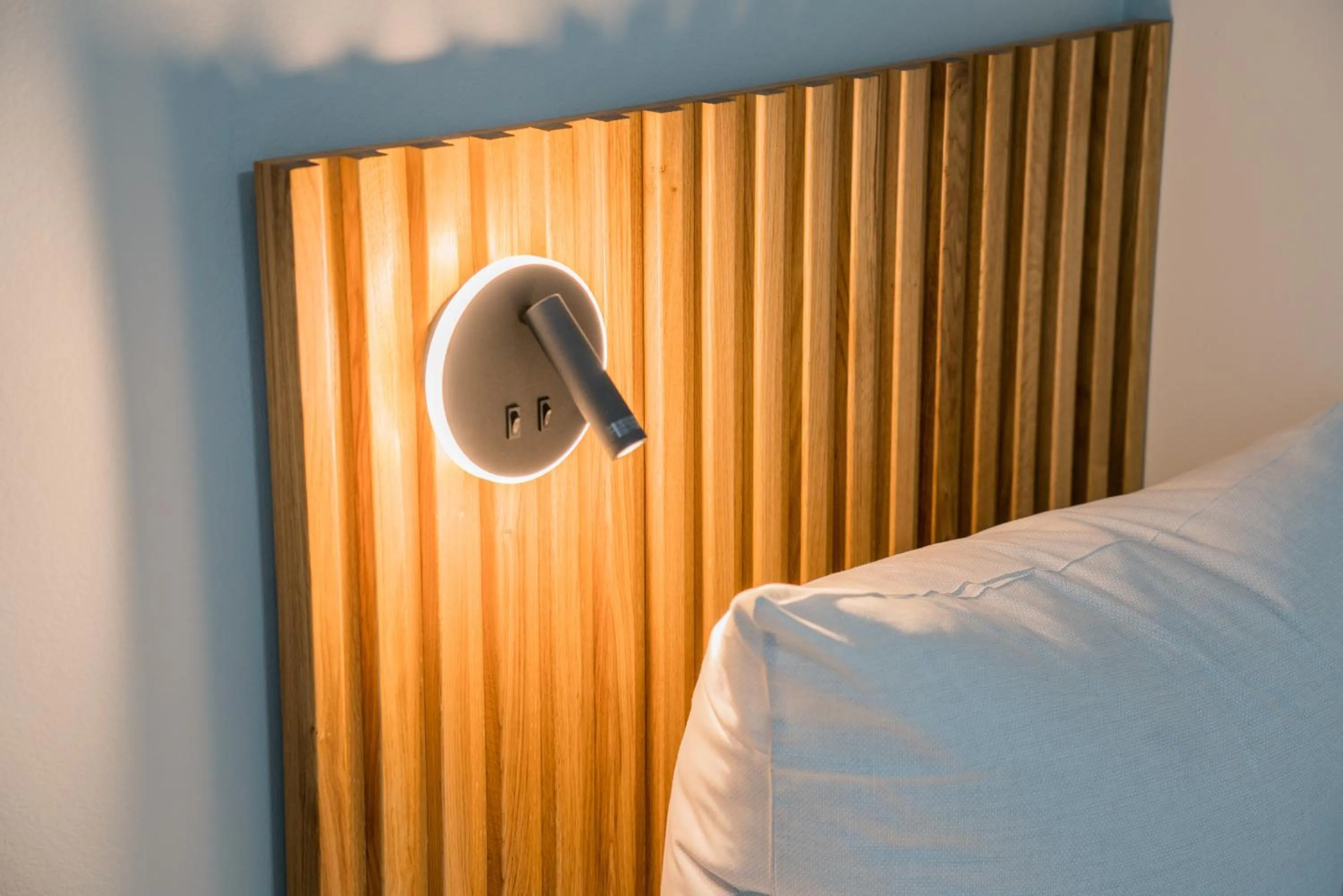 Bed in Nena Apartments Berlin Adlershof