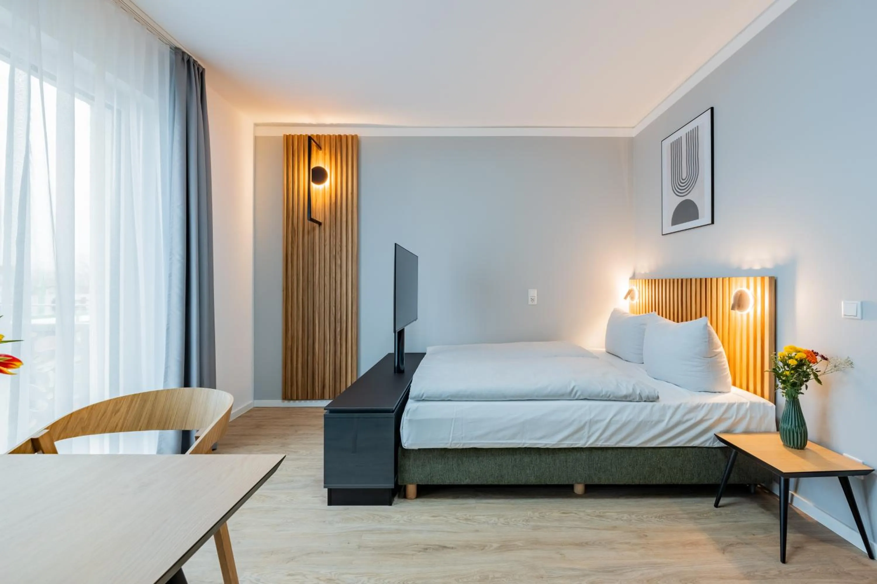 Photo of the whole room, Bed in Nena Apartments Berlin Adlershof