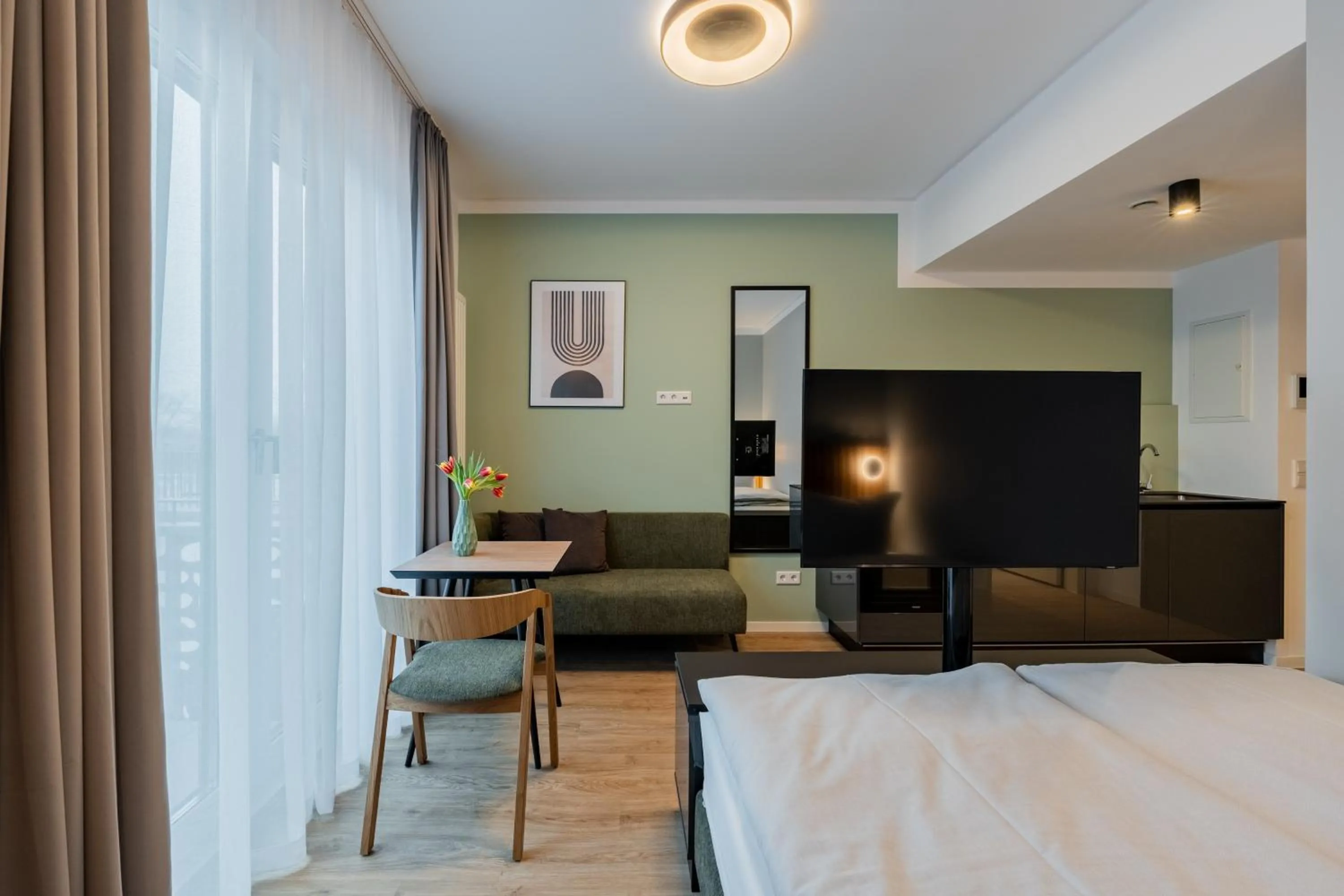 Photo of the whole room, Bed in Nena Apartments Berlin Adlershof