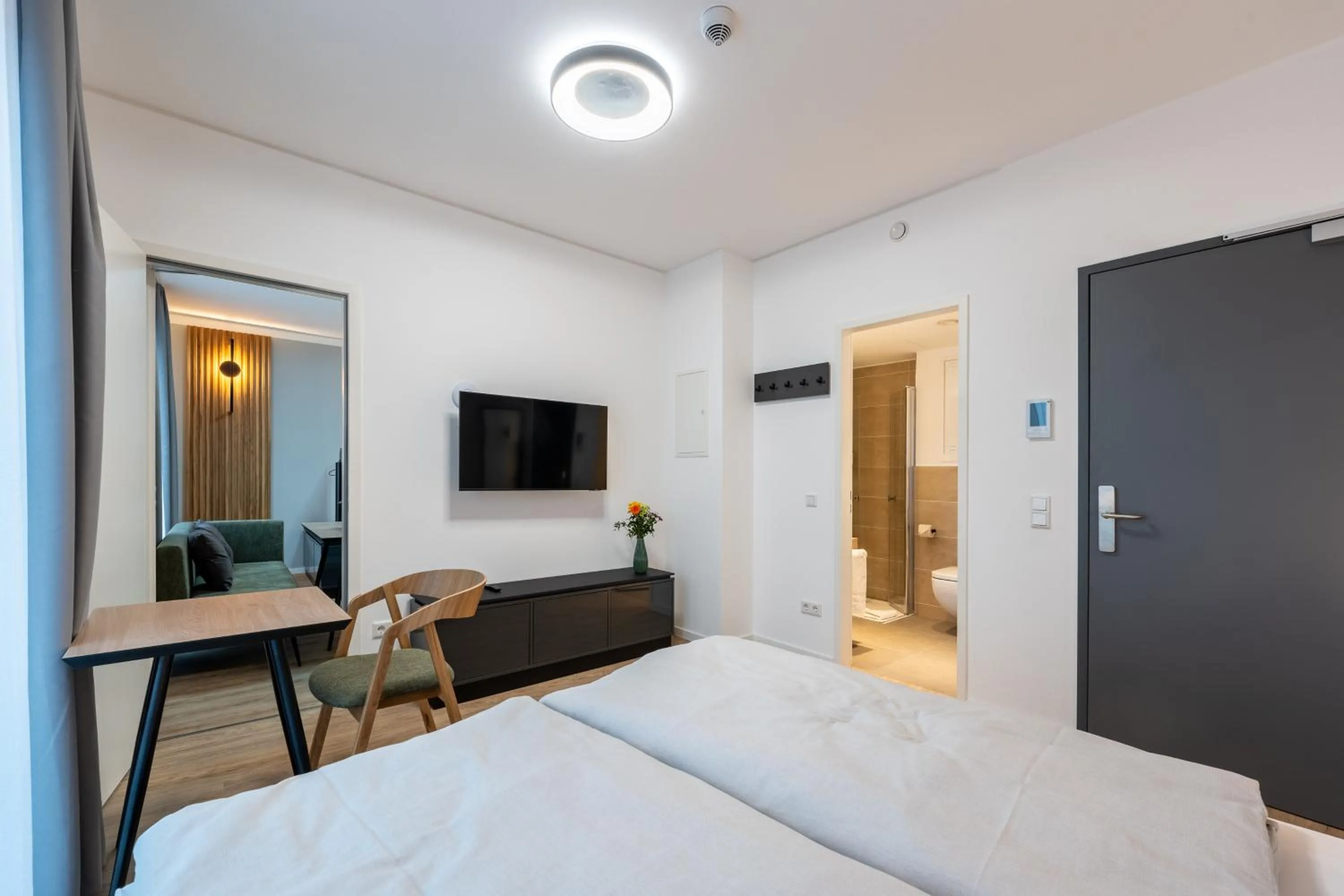 Photo of the whole room, Bed in Nena Apartments Berlin Adlershof