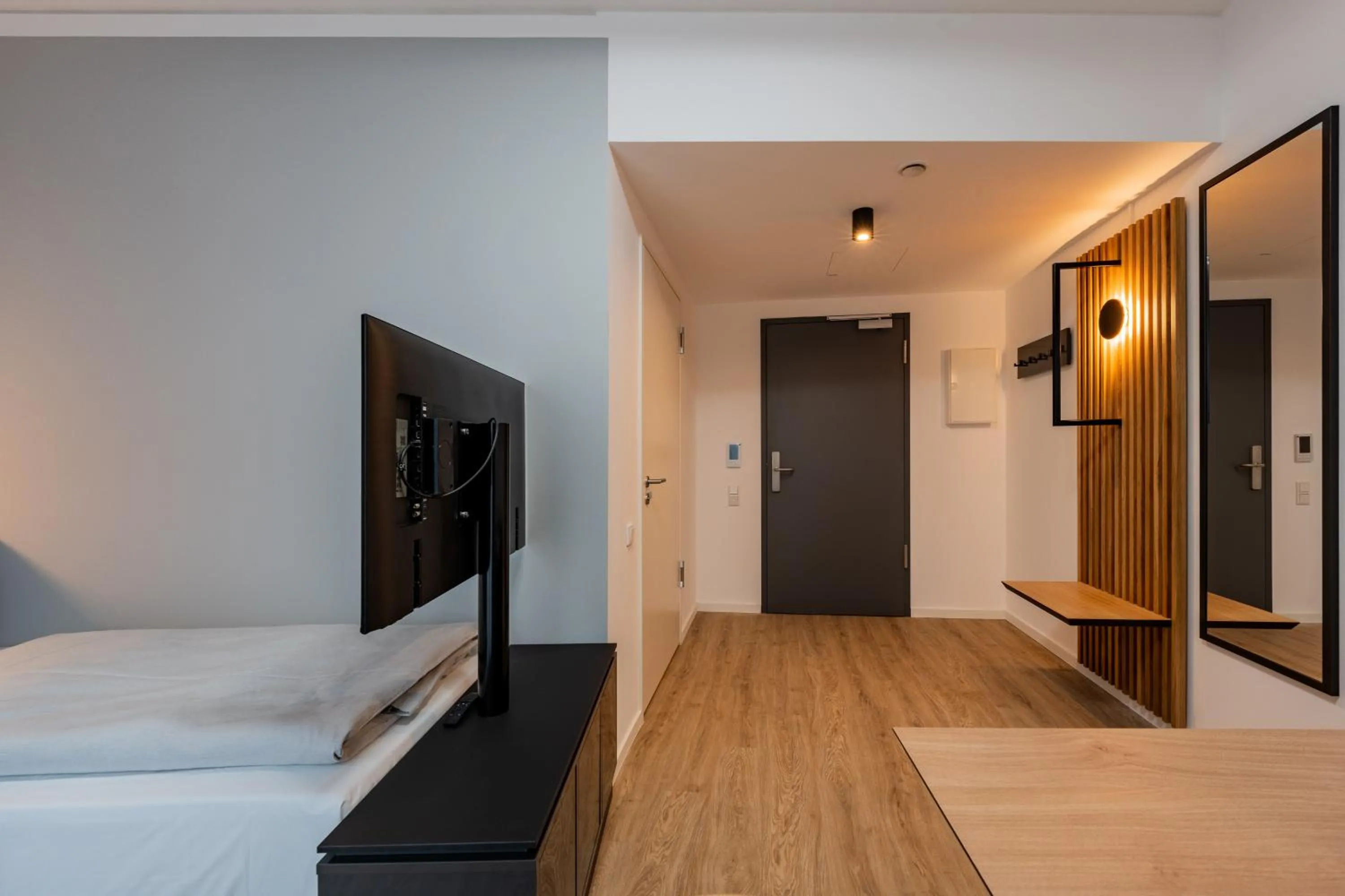 Photo of the whole room, Bed in Nena Apartments Berlin Adlershof