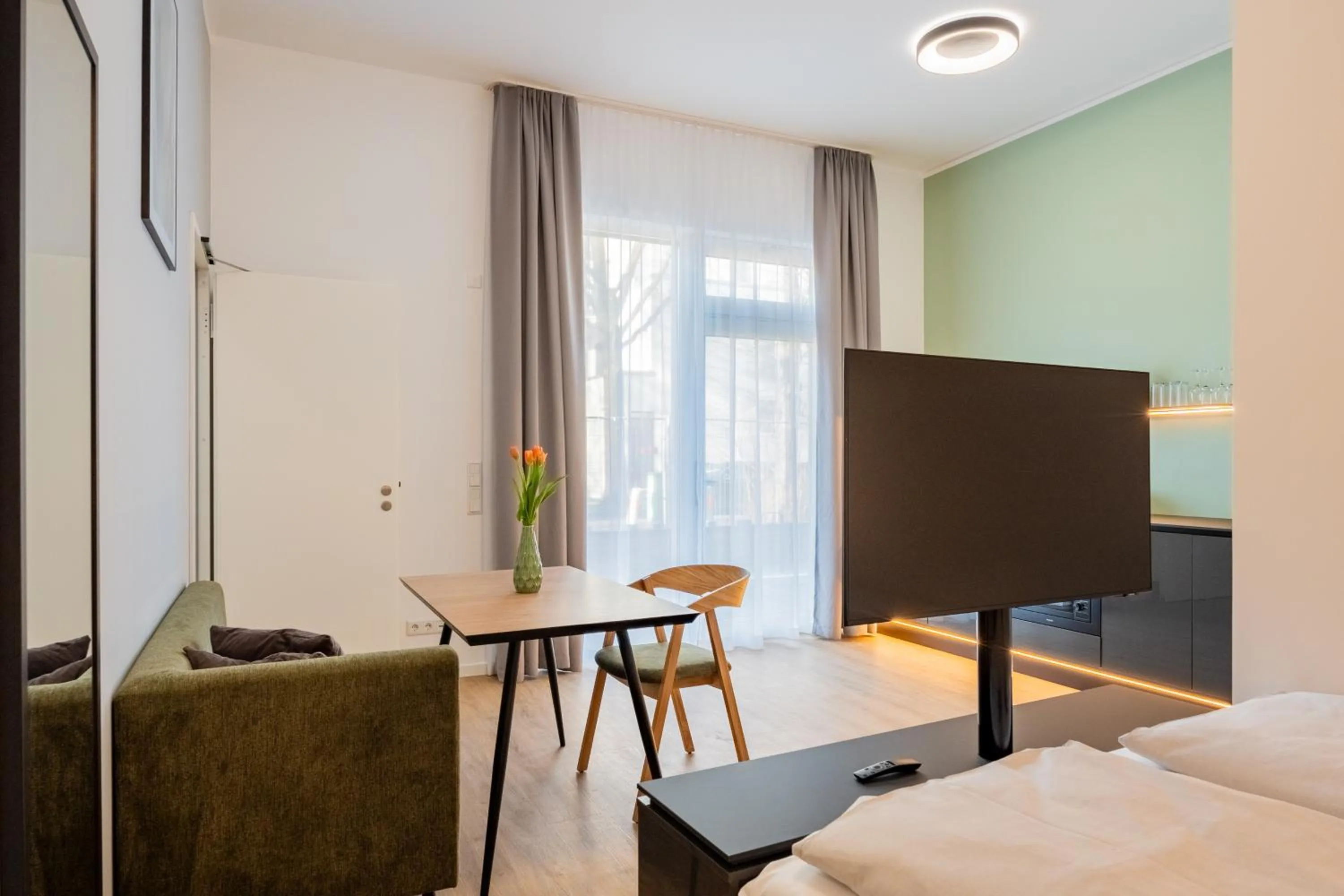 Photo of the whole room, Bed in Nena Apartments Berlin Adlershof