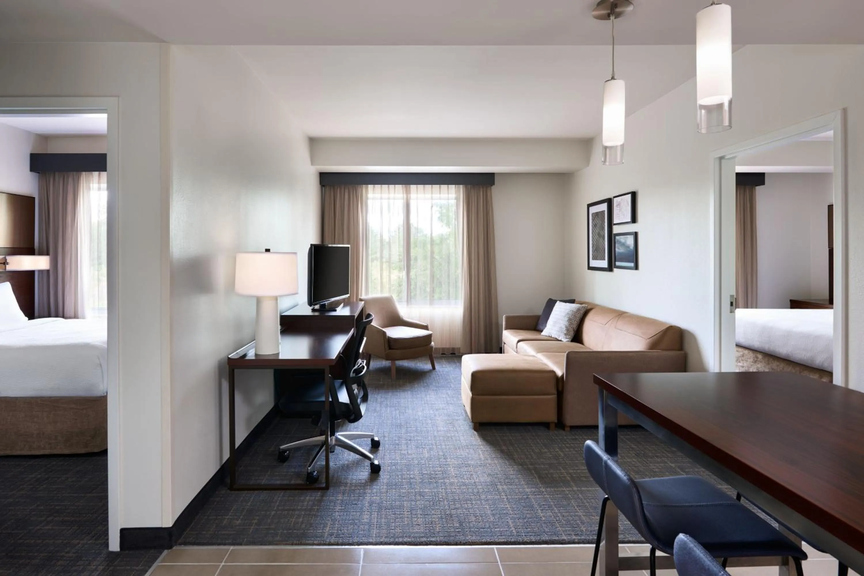 Bedroom, Bed in Residence Inn by Marriott Nashville South East/Murfreesboro
