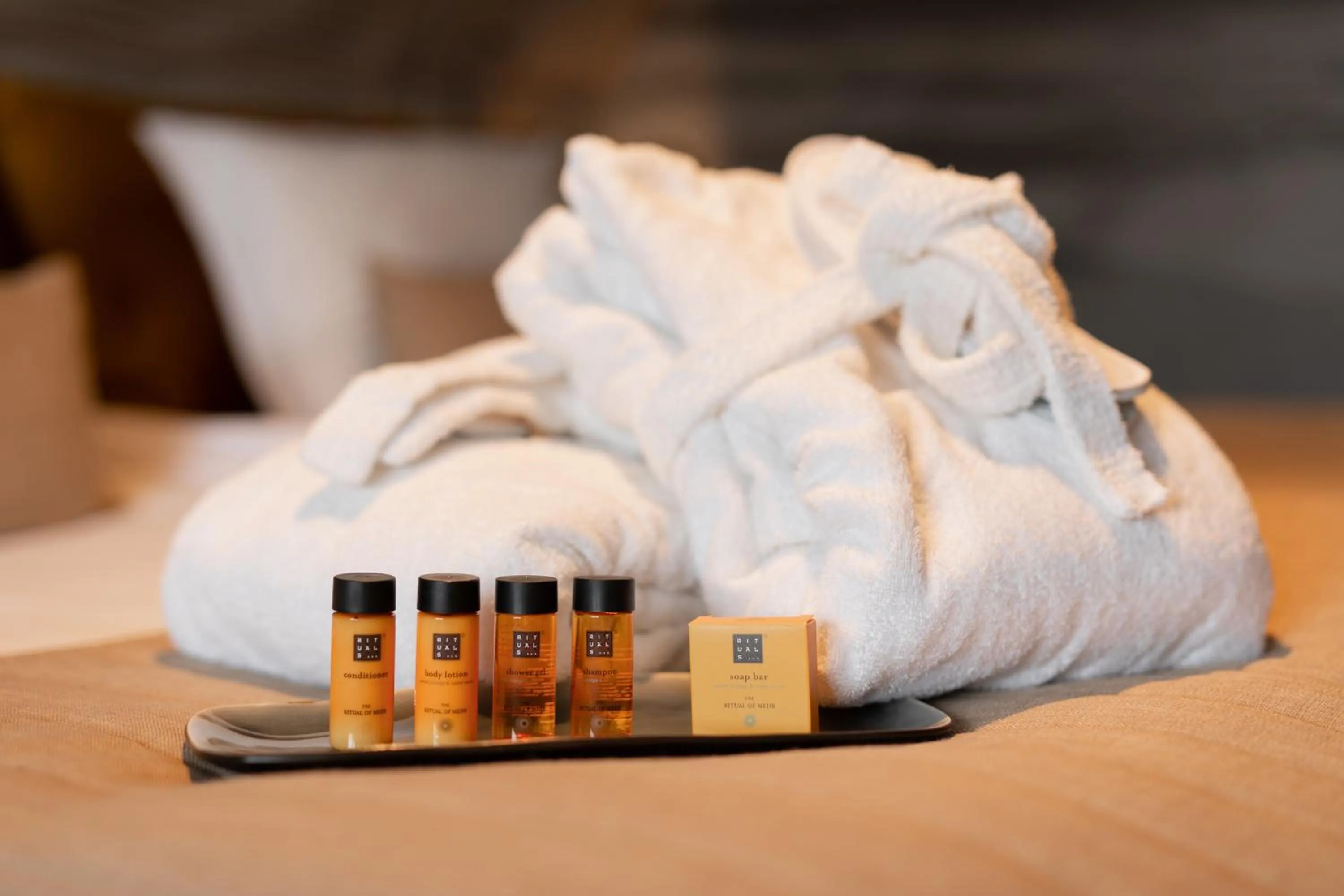 Bed in Grand Hotel Beatrix