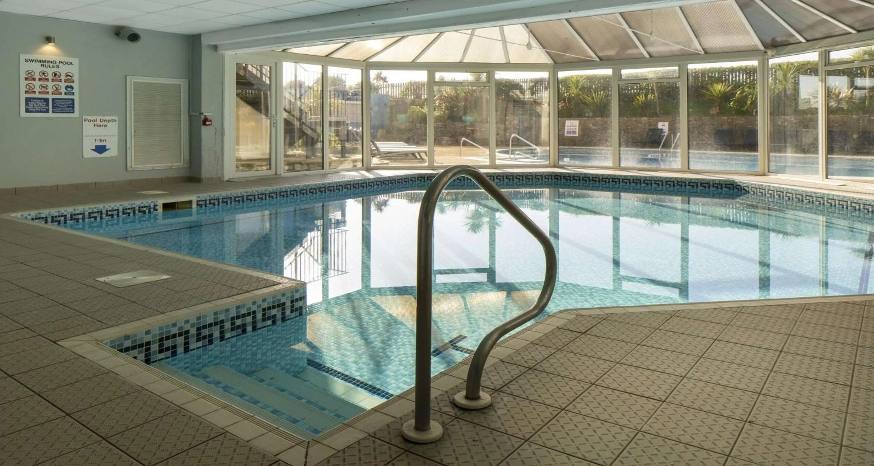 Pool view in Bournemouth Carlton Hotel, BW Signature Collection