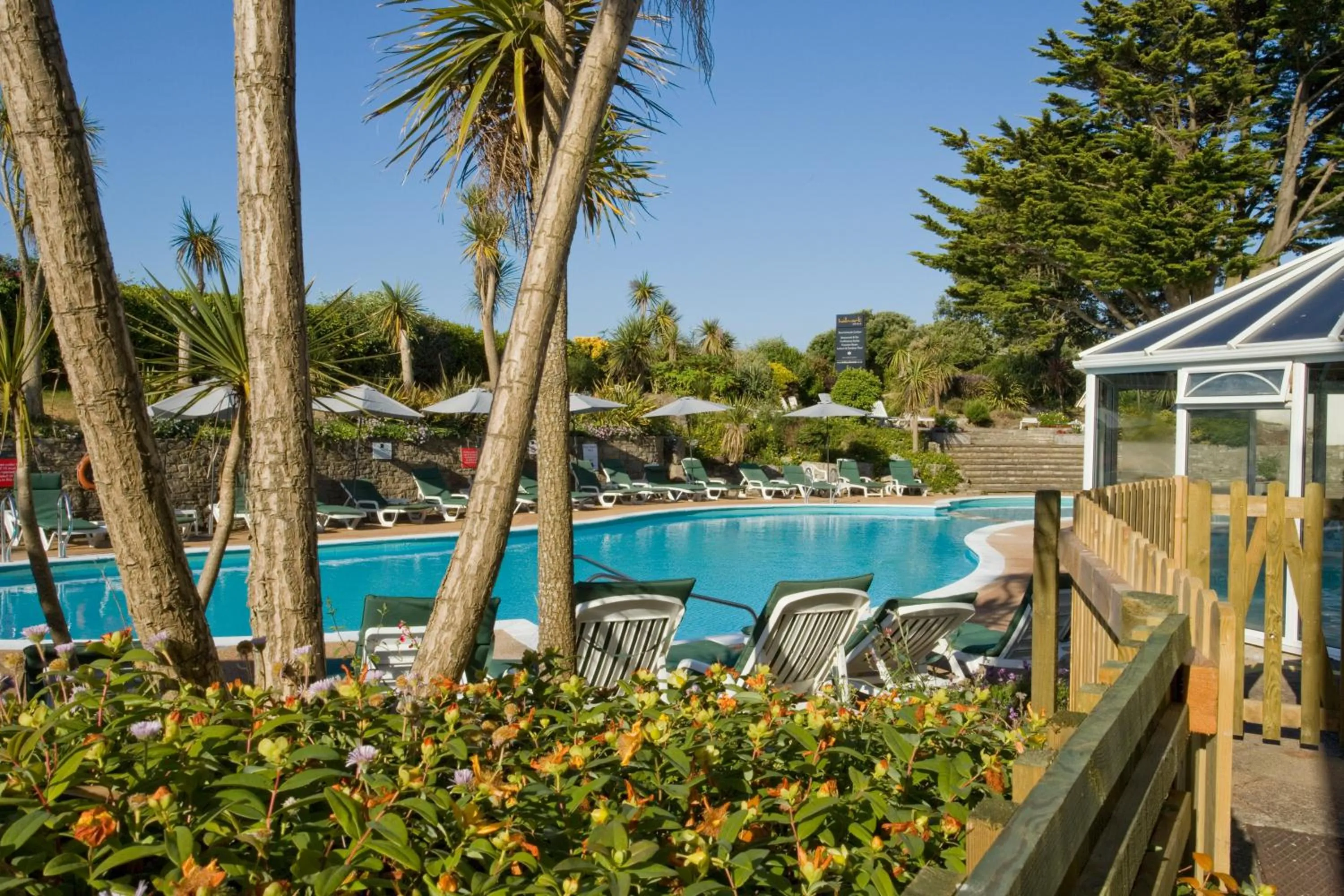 Pool view in Bournemouth Carlton Hotel, BW Signature Collection