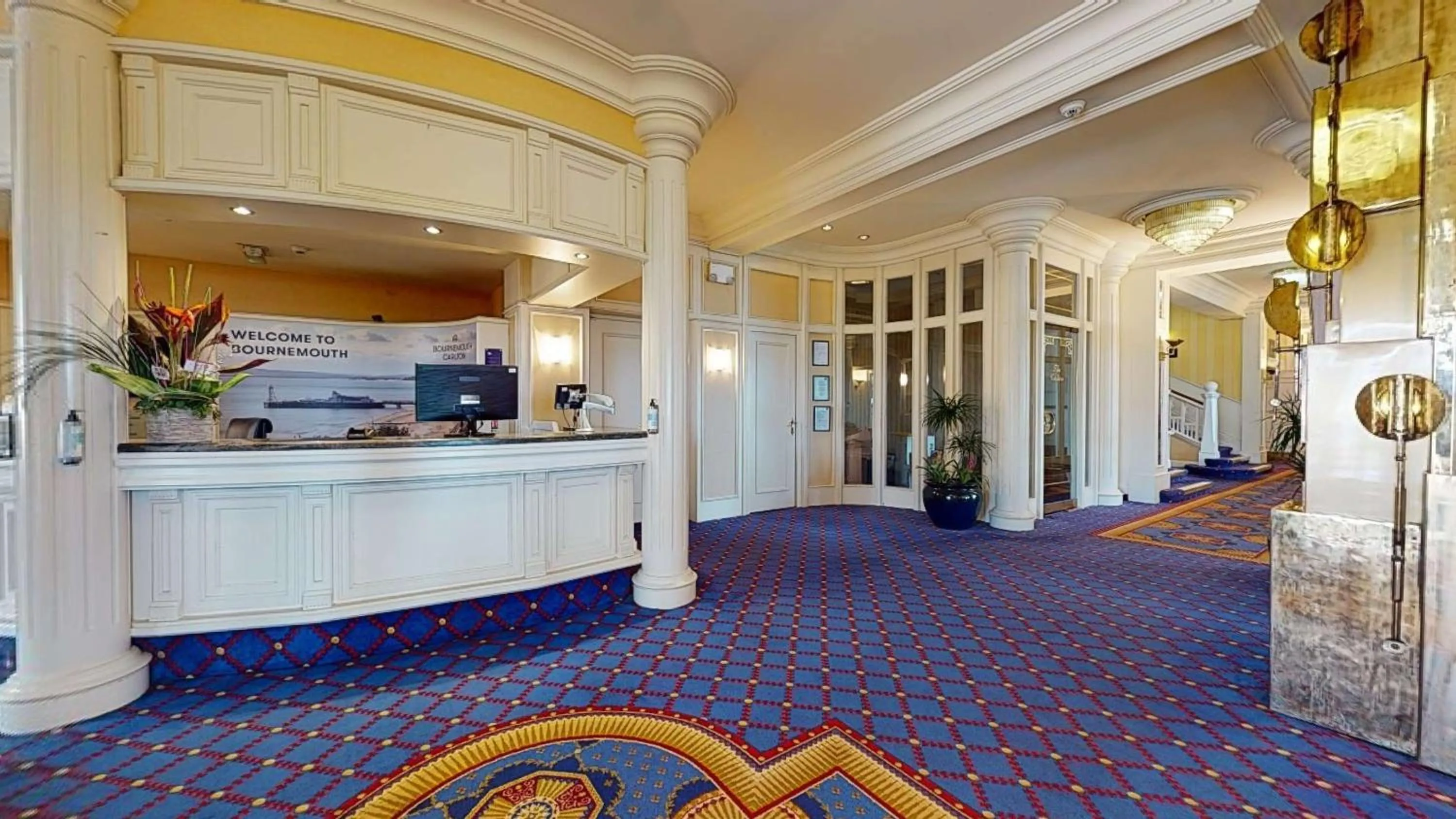 Lobby or reception in Bournemouth Carlton Hotel, BW Signature Collection