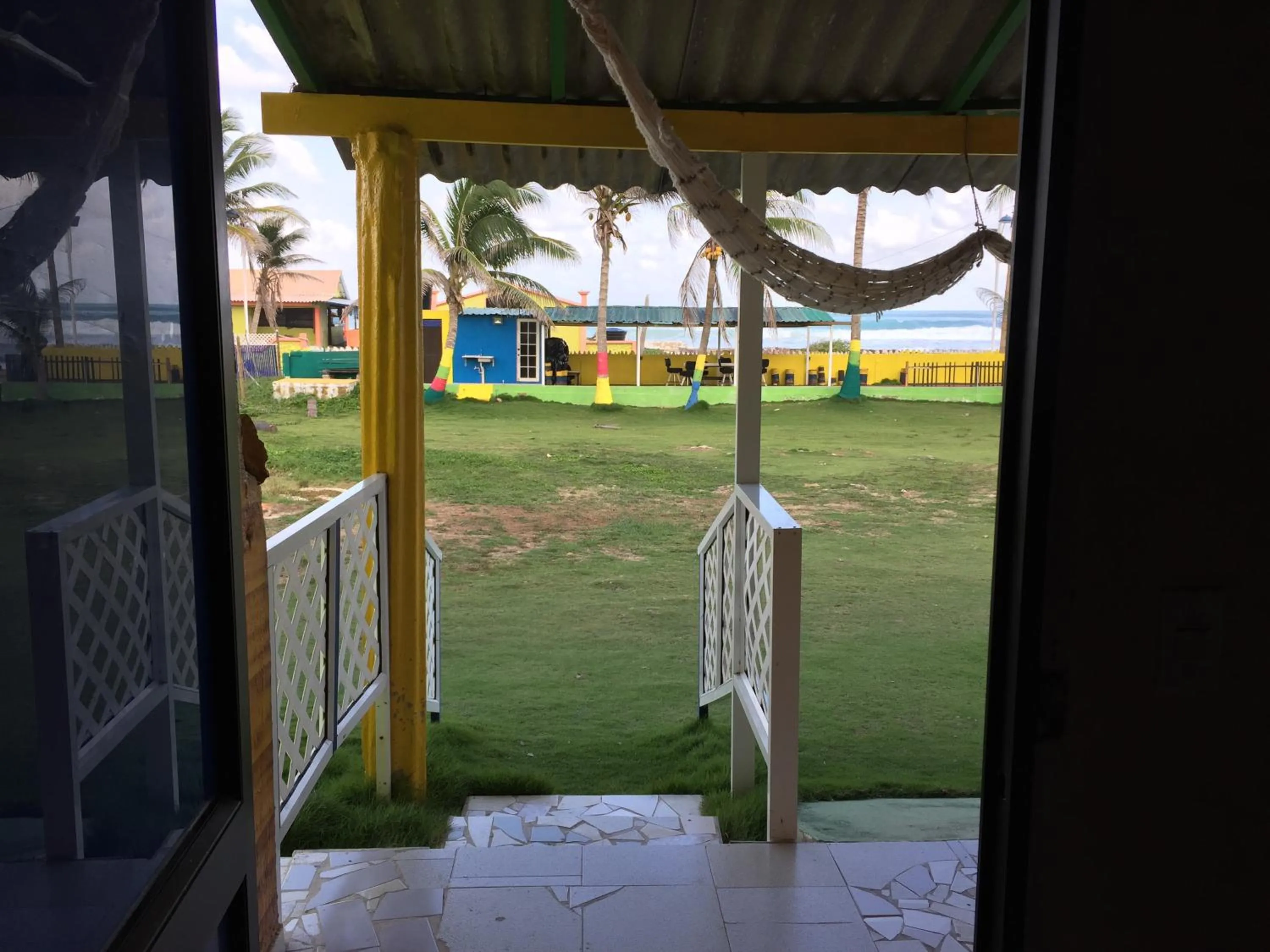 Balcony/Terrace in Yellow Moon Guesthouse & Apartments