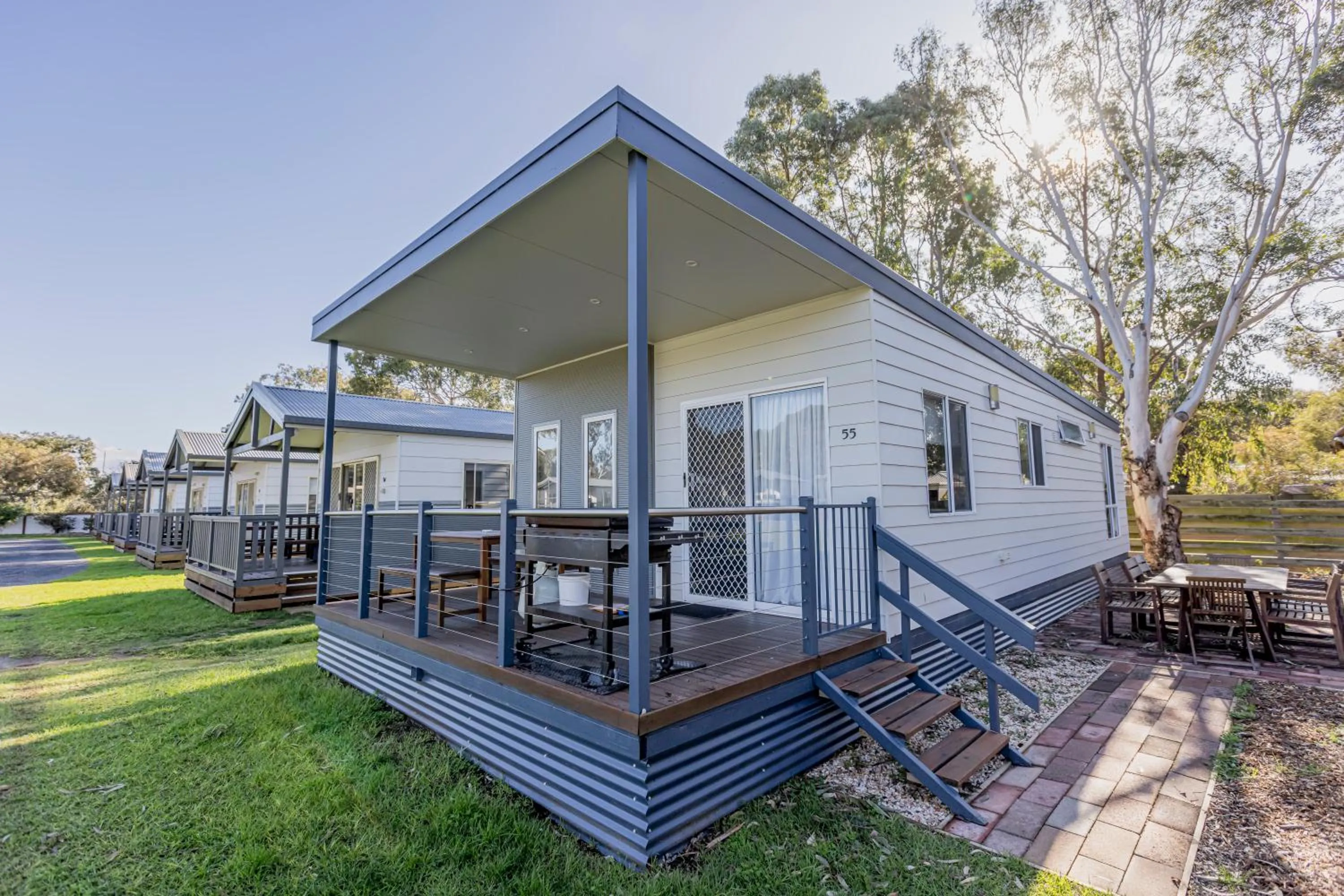 BBQ facilities in Ocean Grove Holiday Park