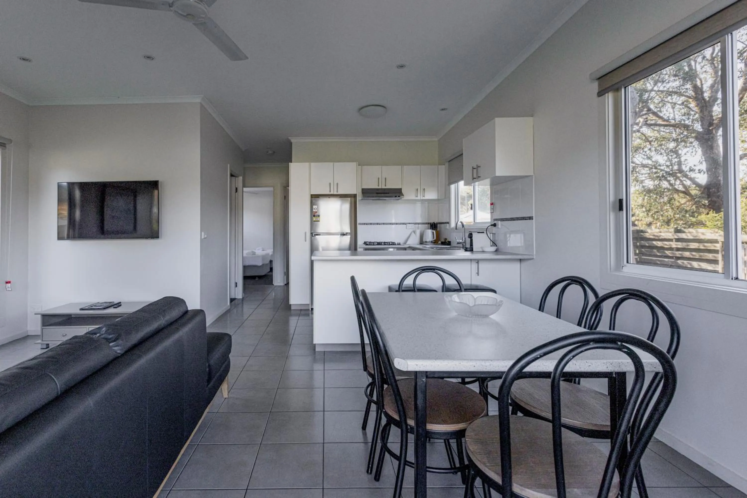 Dining area in Ocean Grove Holiday Park