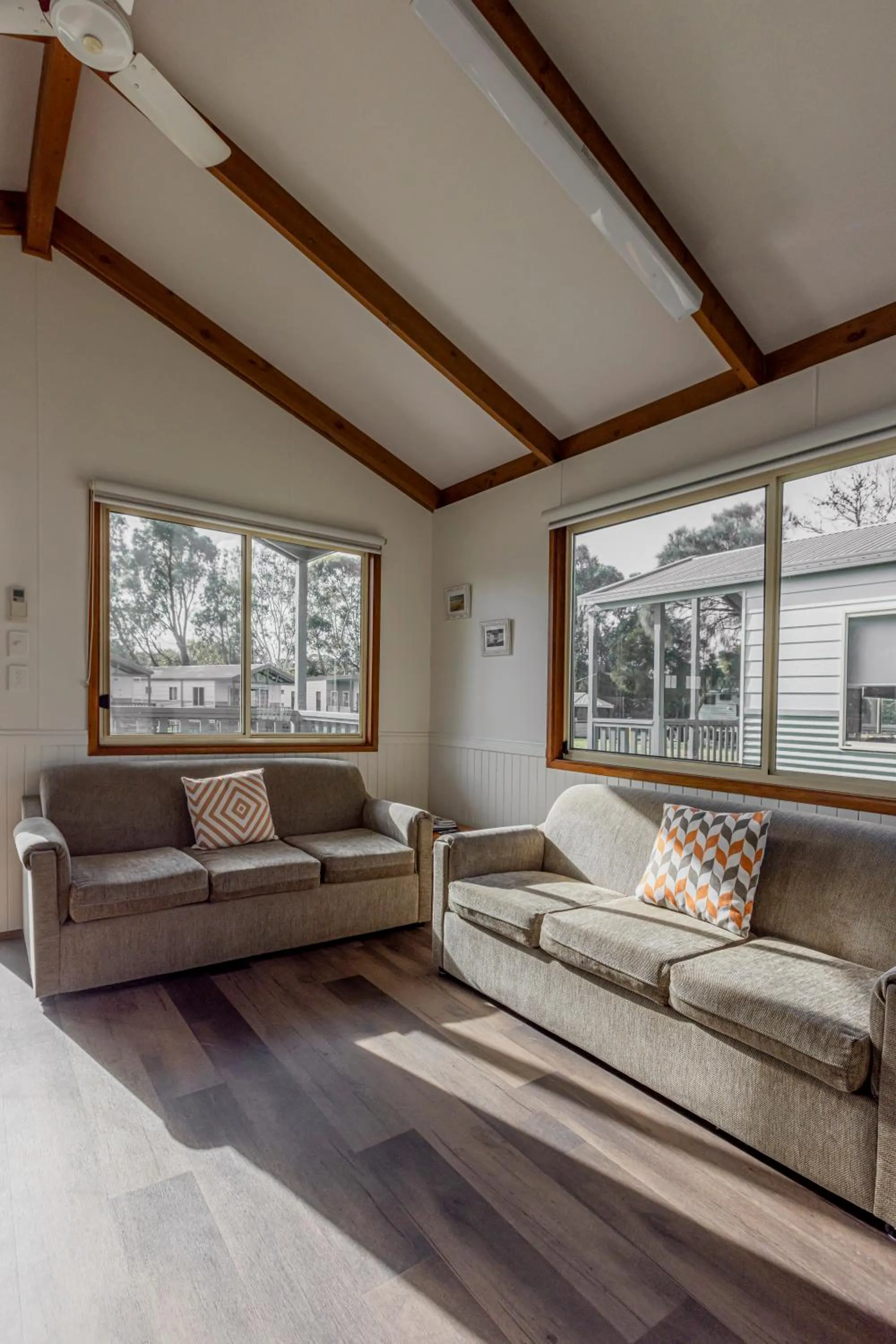 Living room in Ocean Grove Holiday Park
