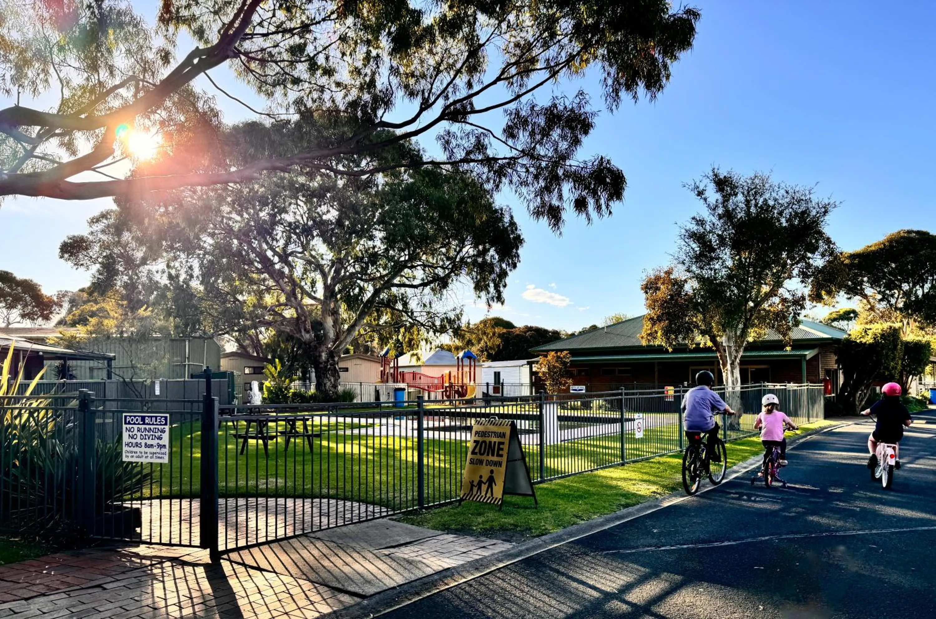 Natural landscape in Ocean Grove Holiday Park
