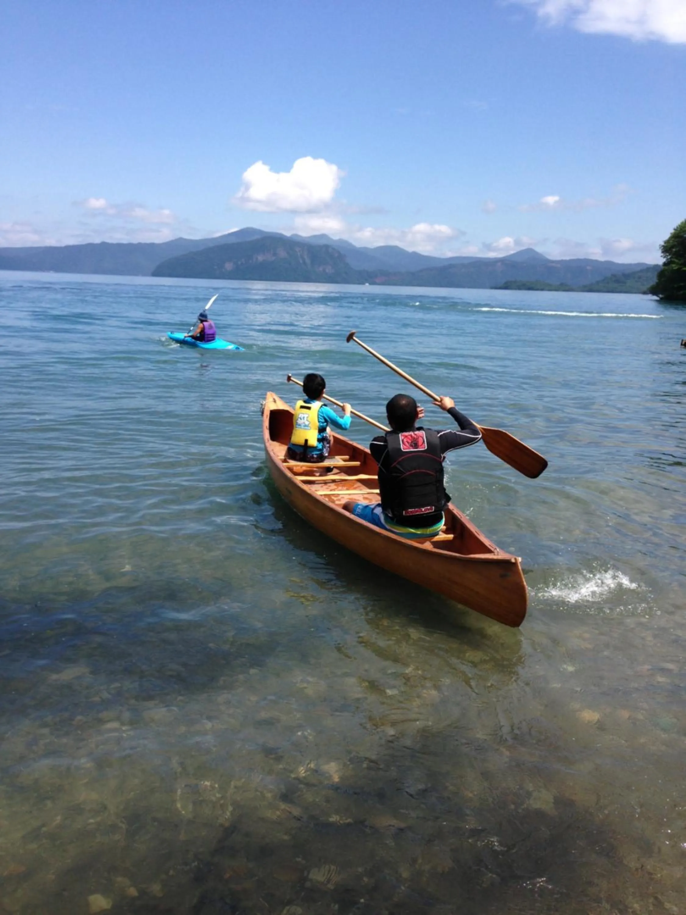 Canoeing in Towadako Lakeside Hotel