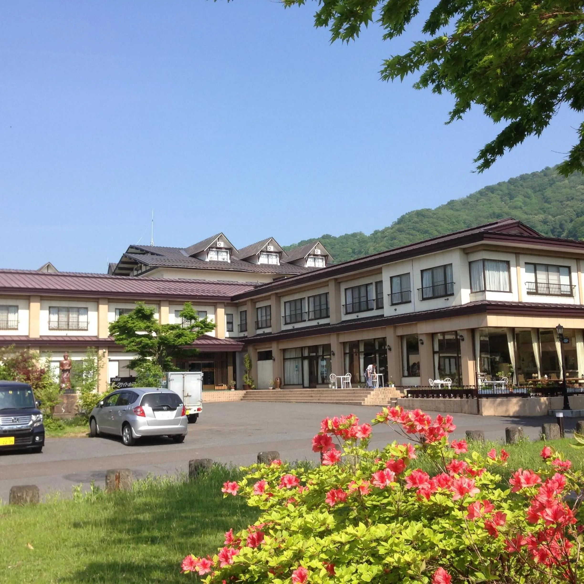 Facade/entrance in Towadako Lakeside Hotel
