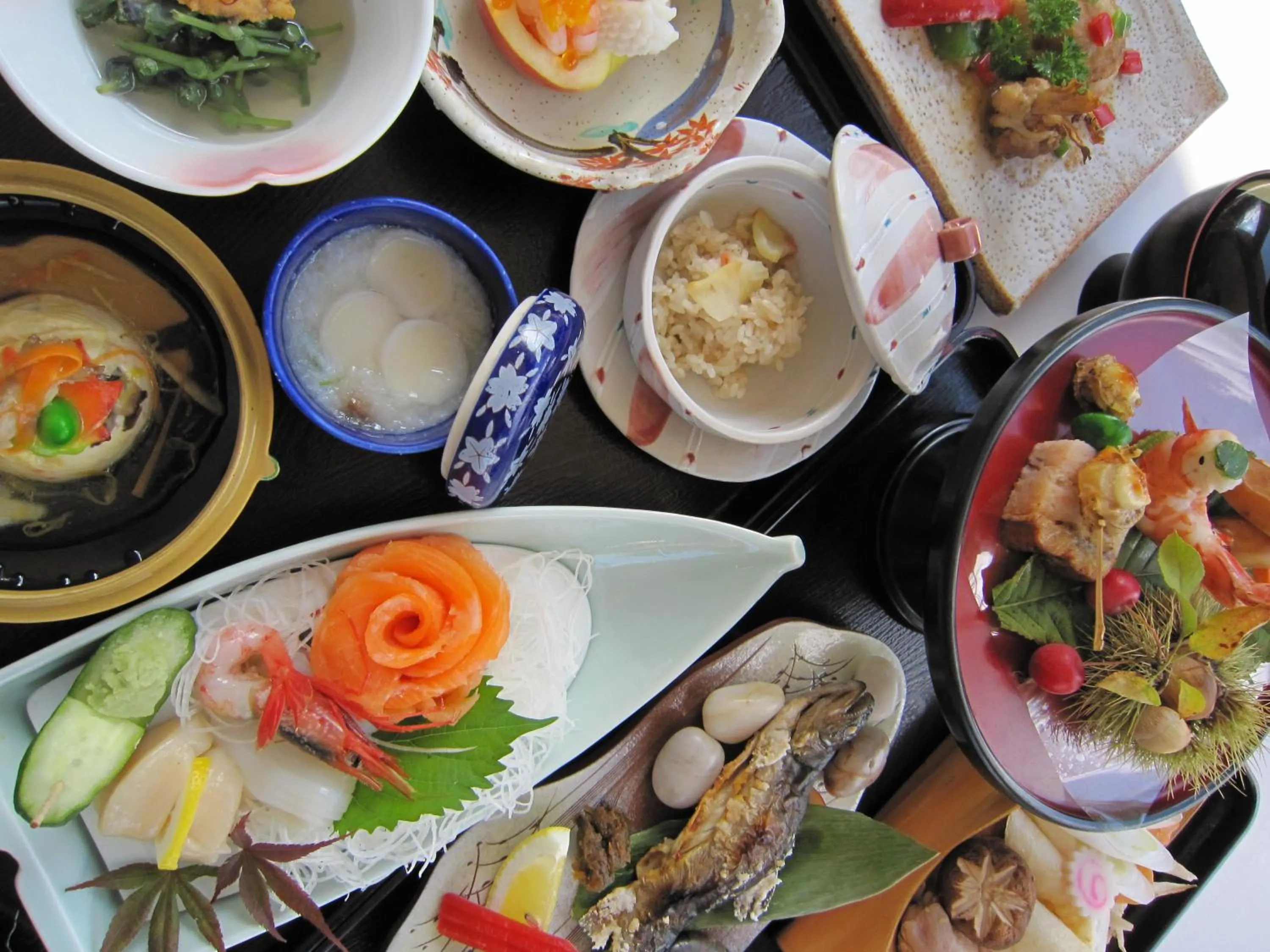 Food close-up in Towadako Lakeside Hotel
