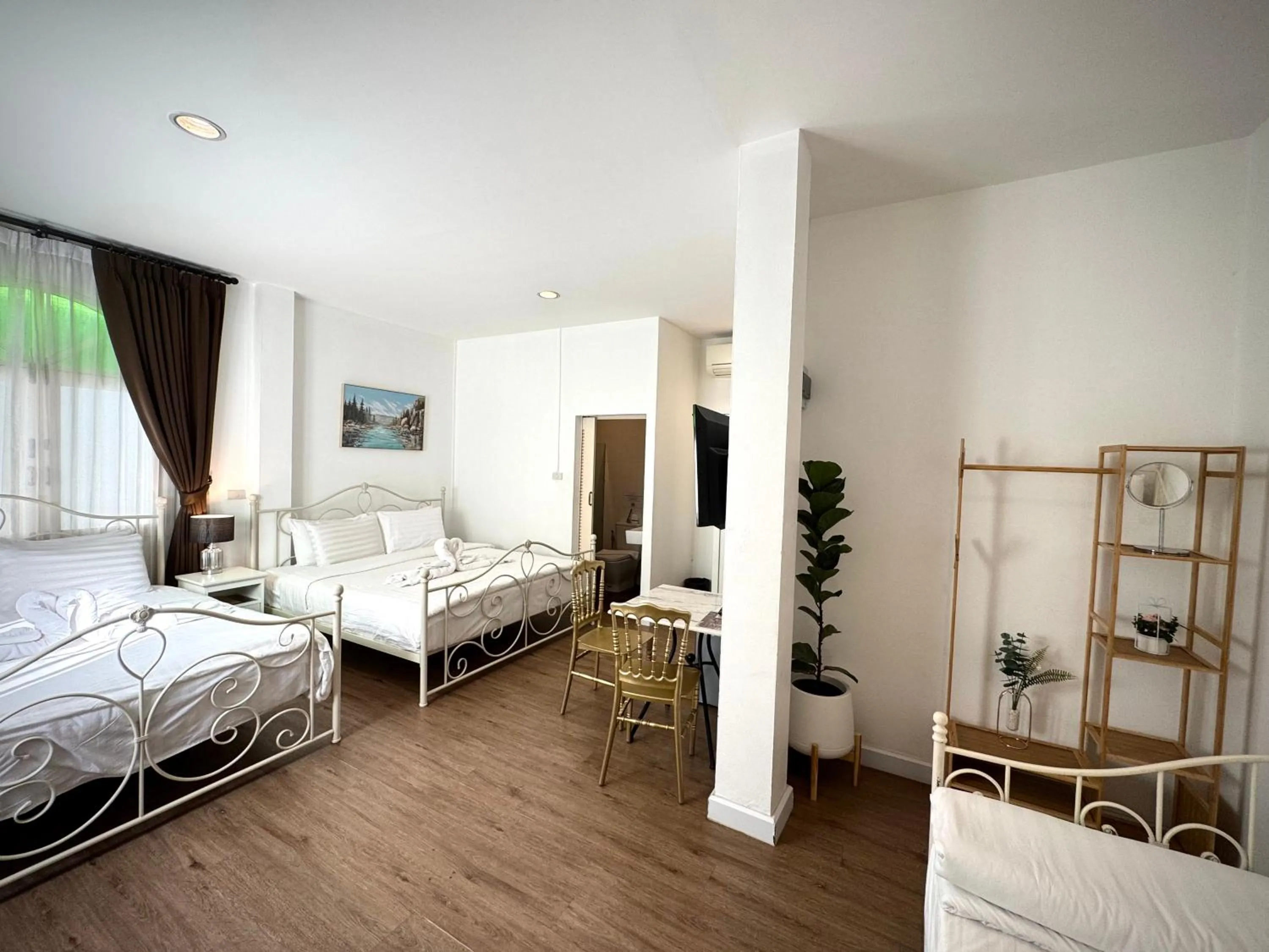 Bedroom, Bed in Nidhra Lanna Hotel Chiang Mai