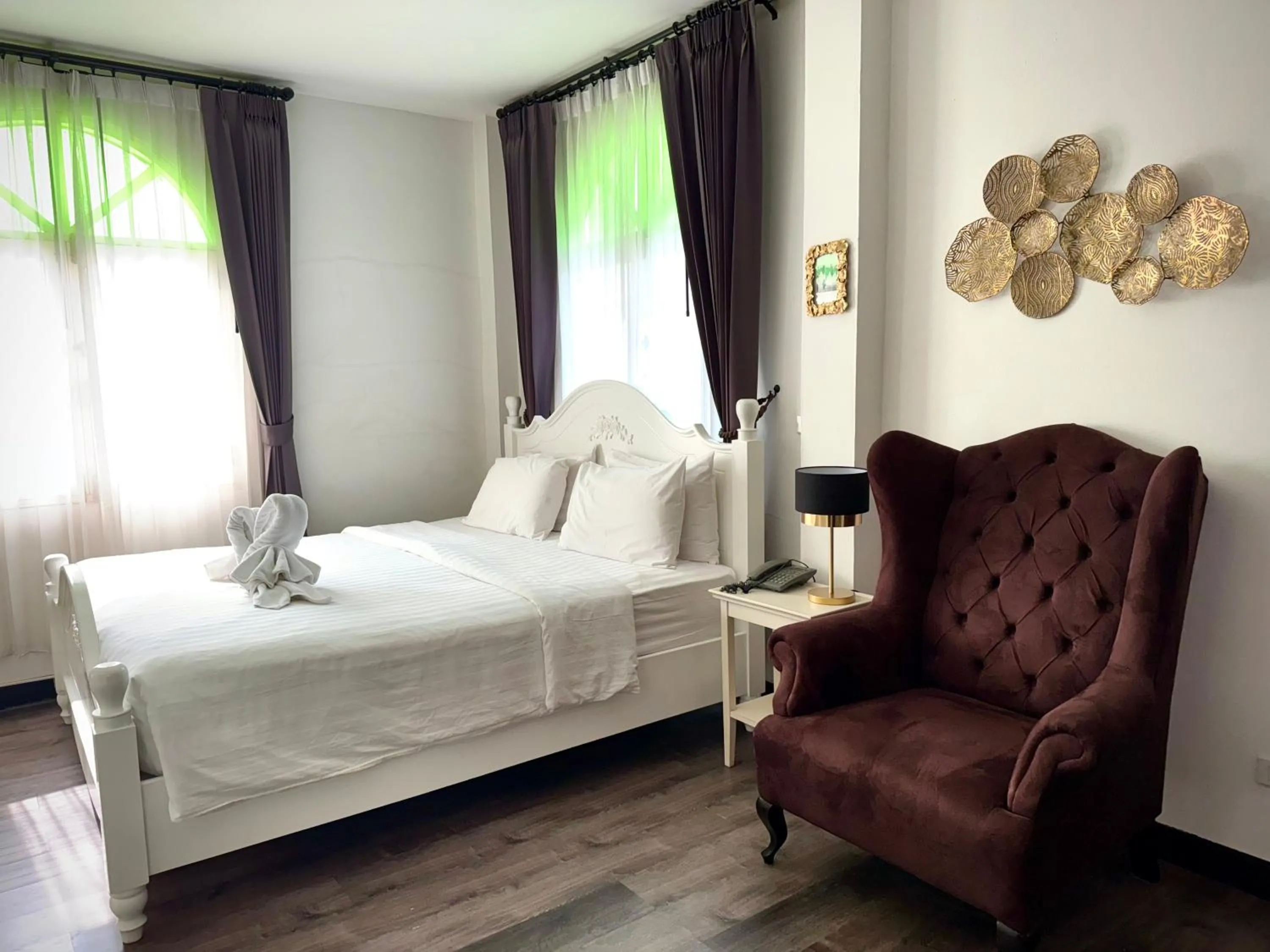 Bedroom, Bed in Nidhra Lanna Hotel Chiang Mai