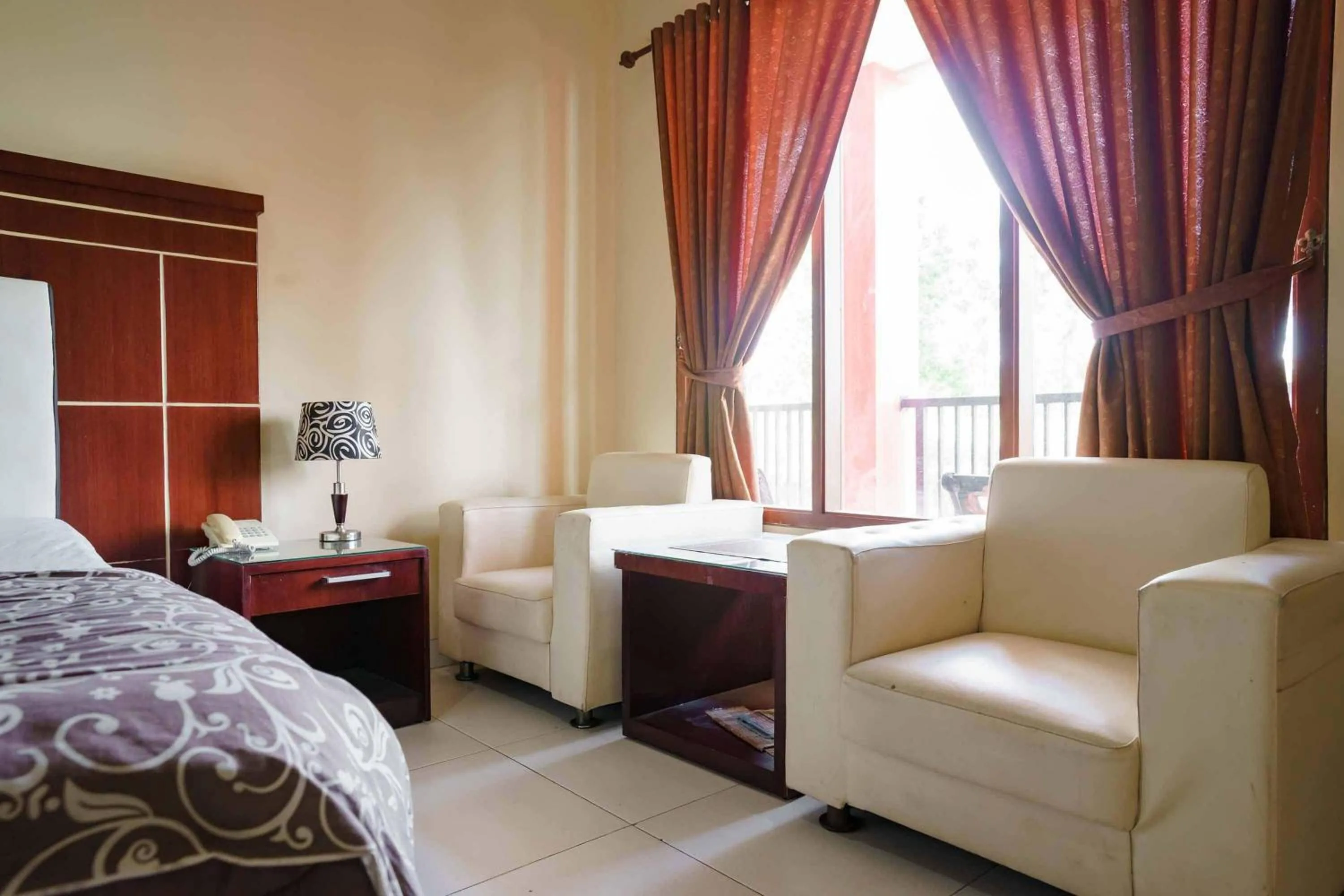 Bedroom, Bed in Wisma Belerang Kalianda Lampung RedPartner