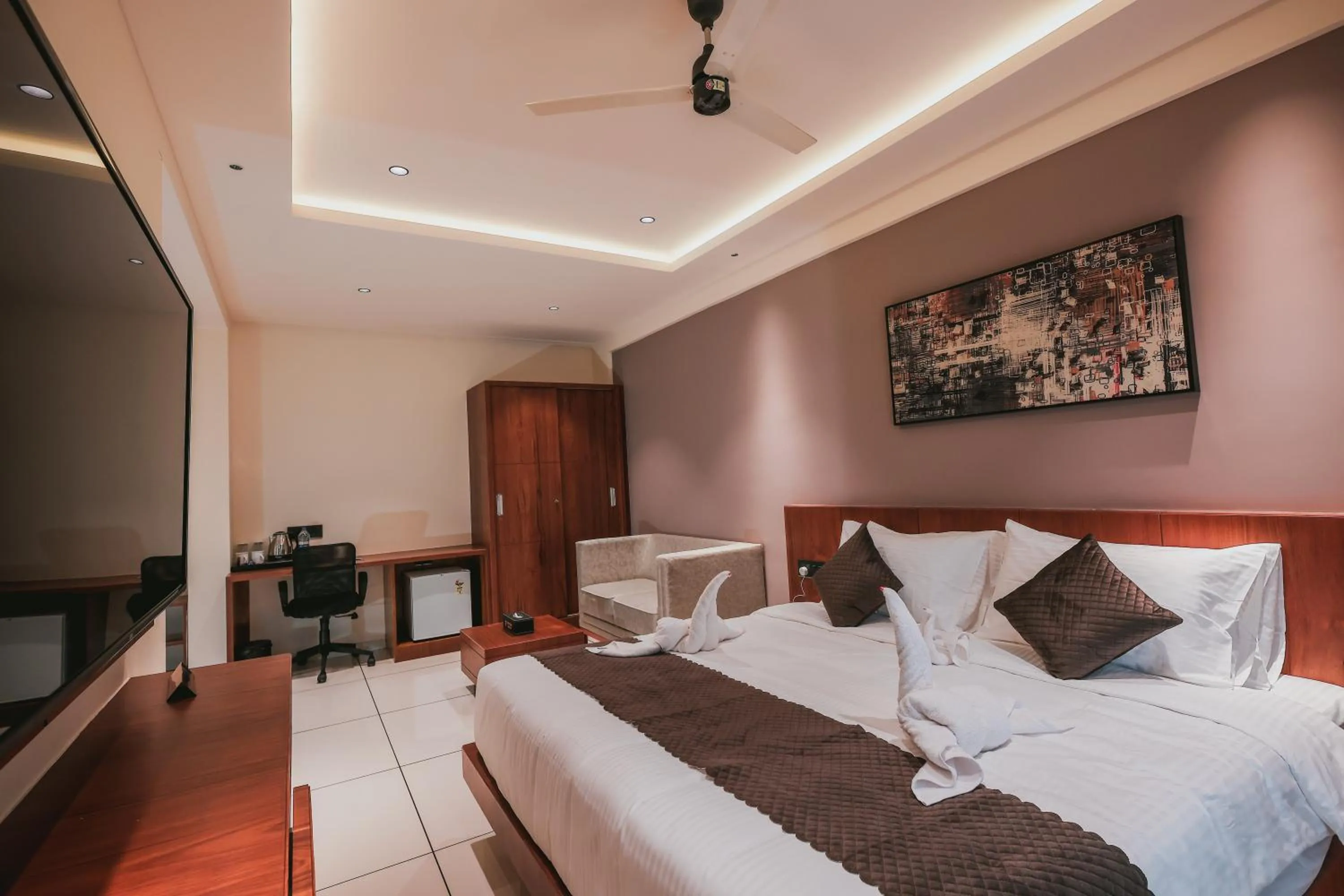 Bedroom in Fortview Suites