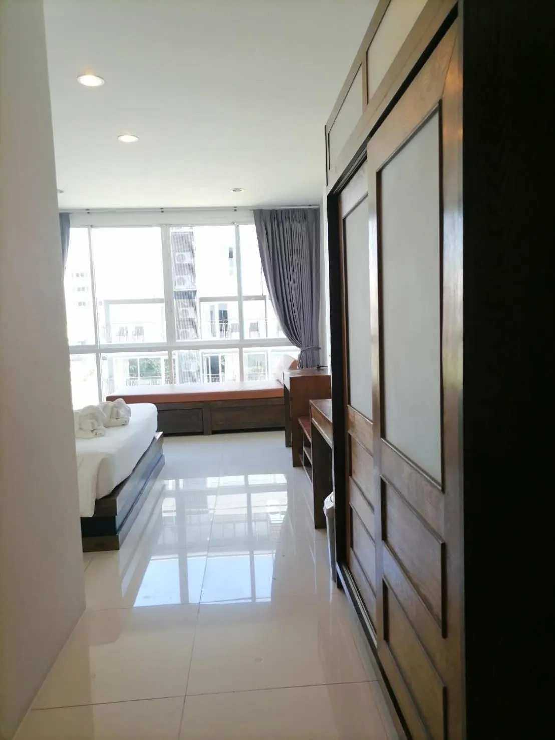 Photo of the whole room, Bed in NJ PATONG HOTEL