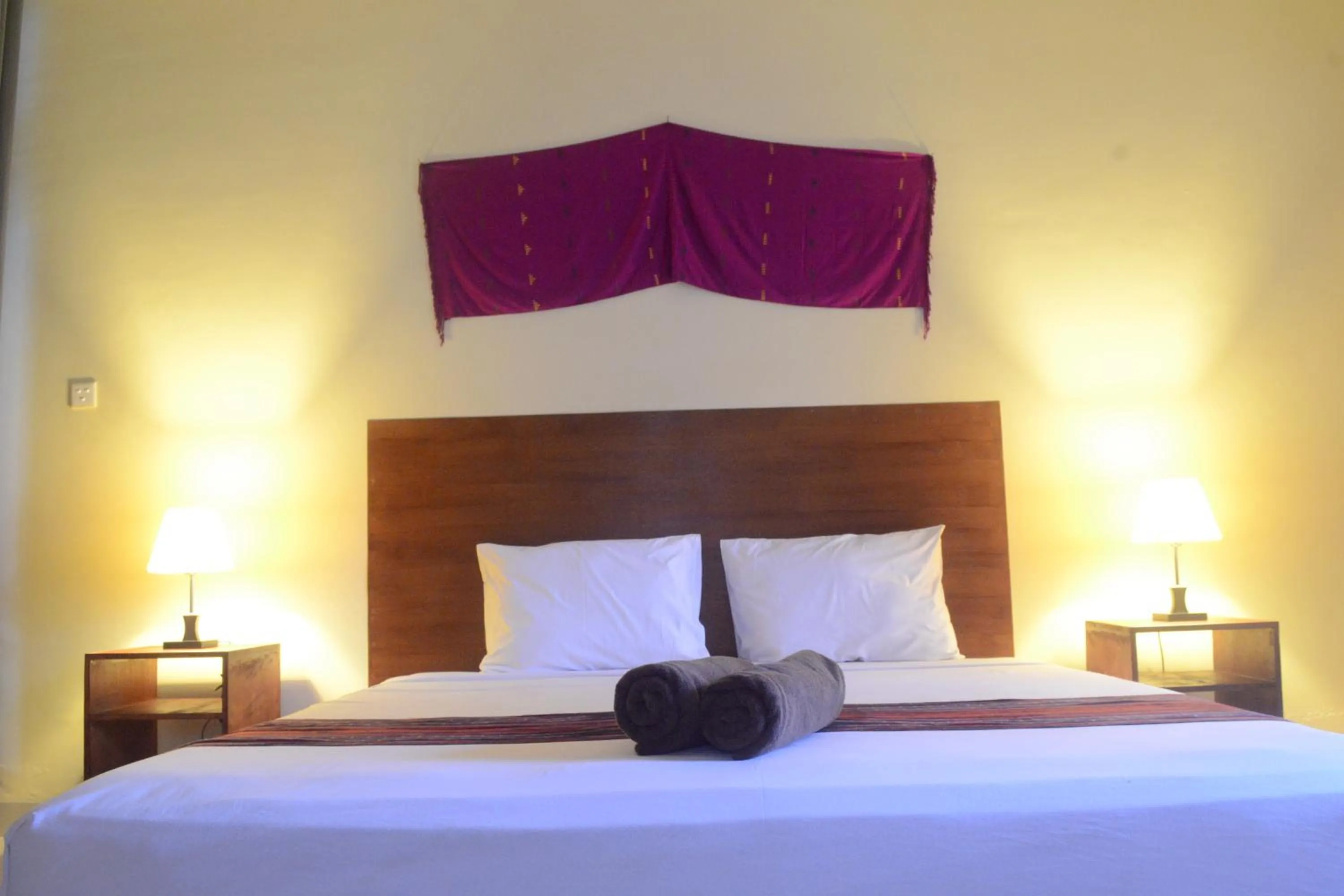 Decorative detail, Bed in Wisma Bunda