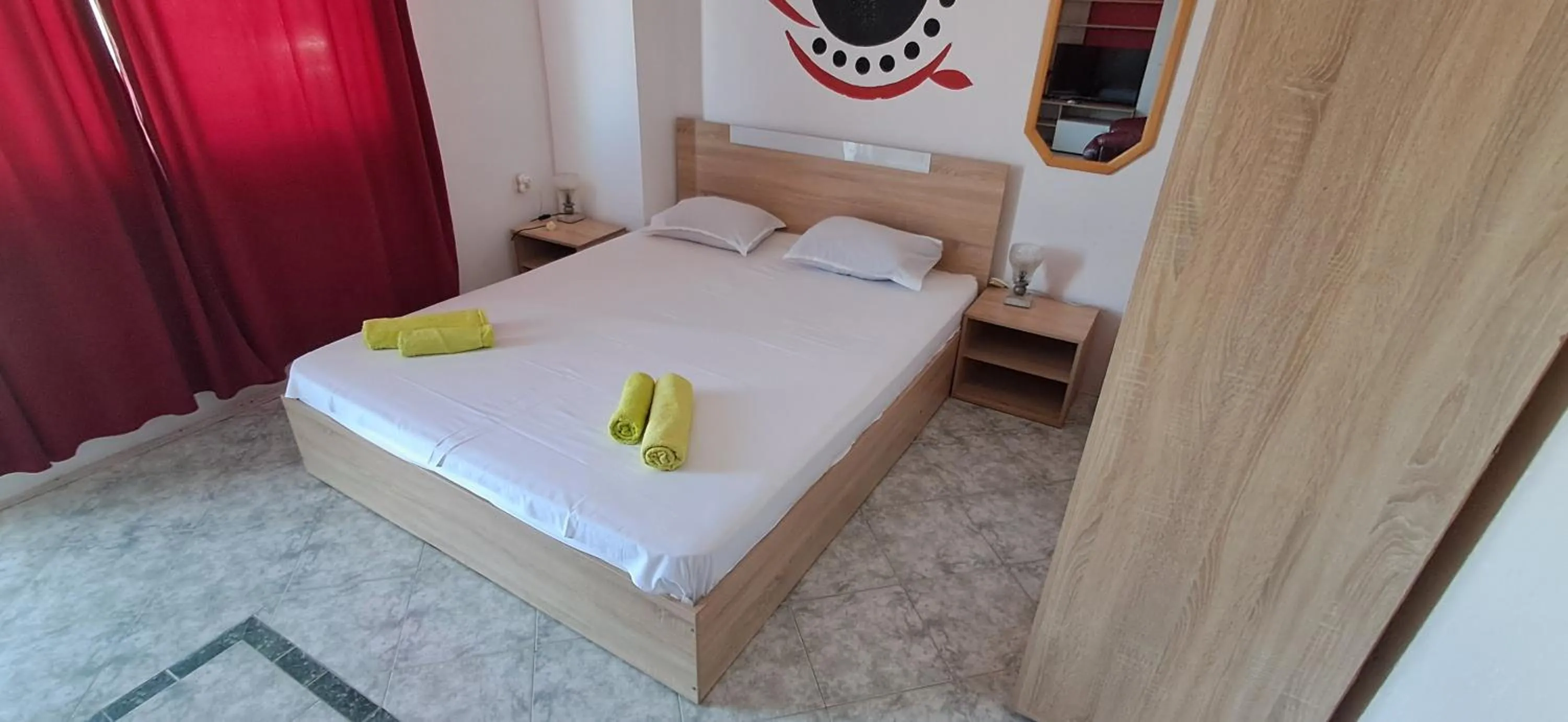 Bed in Hotel Pasians