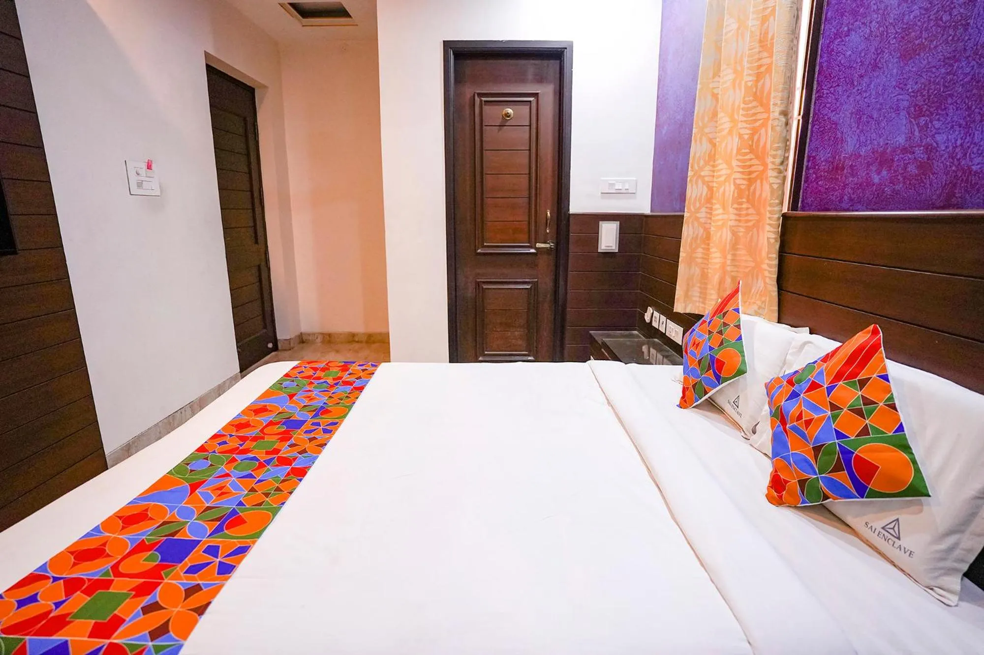 Bed in FabHotel Sai Residency - Nr Rela Hospital, Chromepet