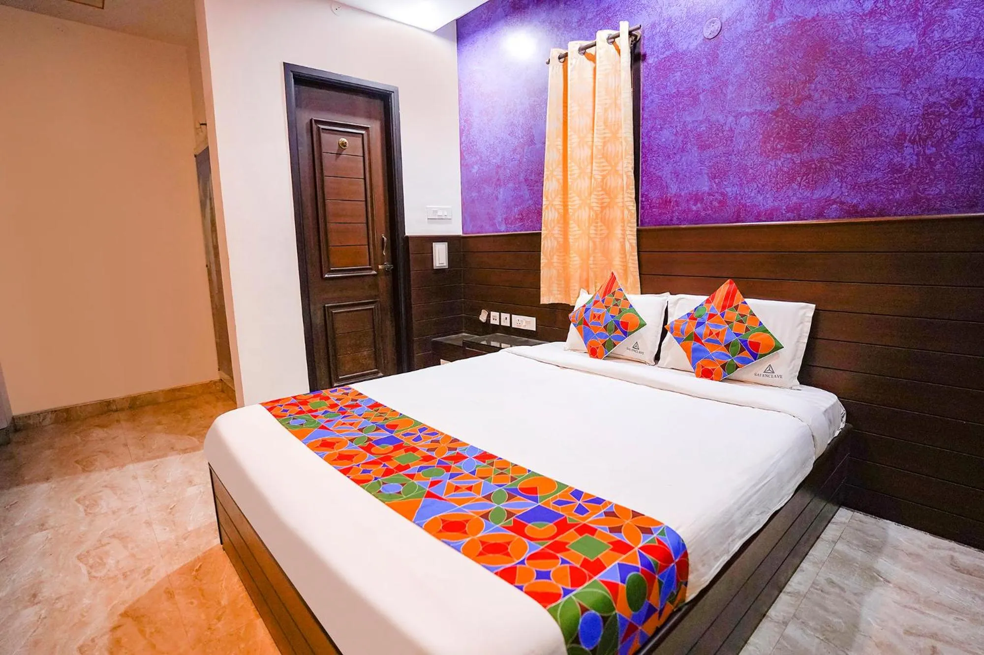 Bedroom, Bed in FabHotel Sai Residency - Nr Rela Hospital, Chromepet