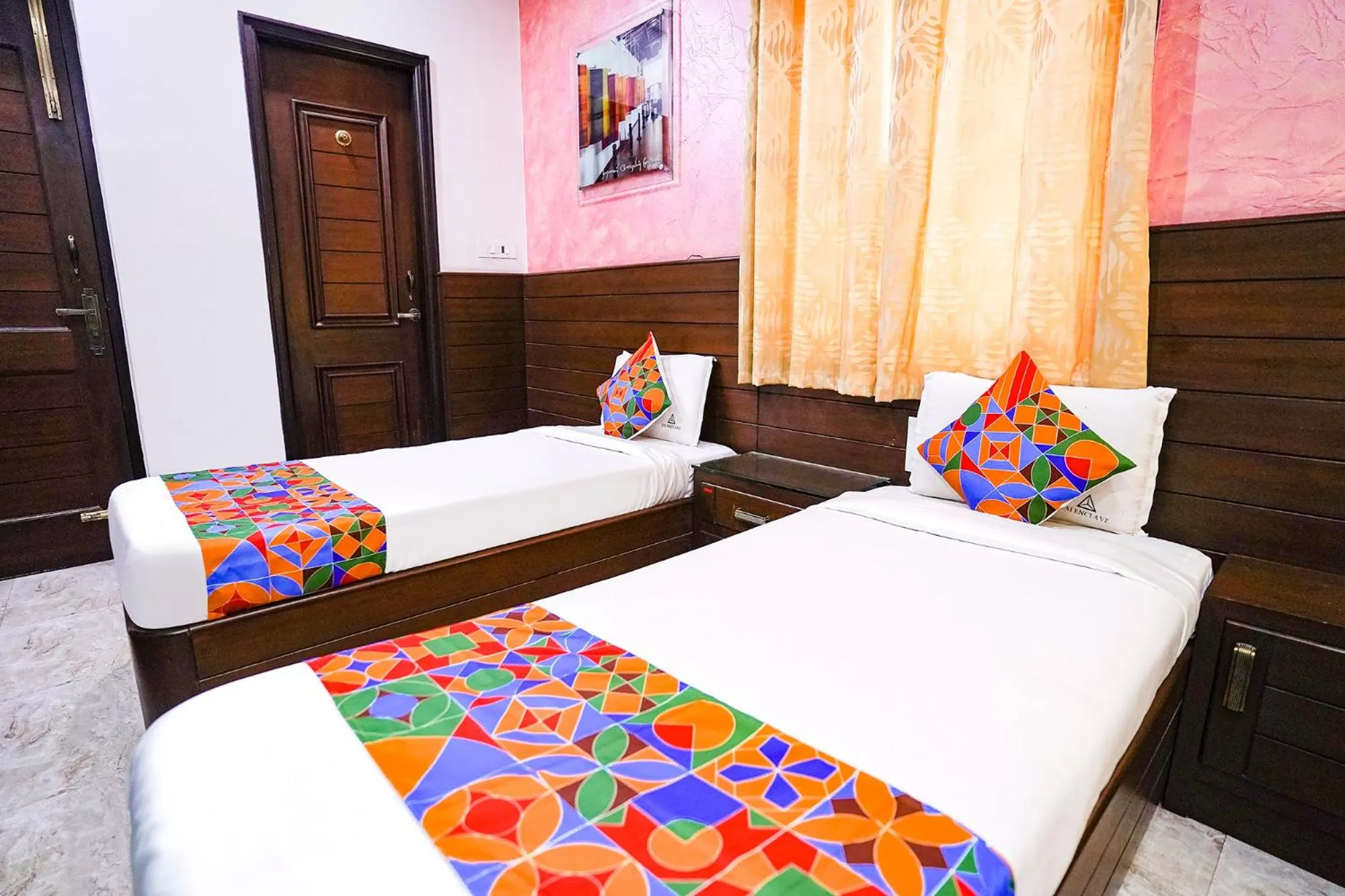 Bedroom, Bed in FabHotel Sai Residency - Nr Rela Hospital, Chromepet