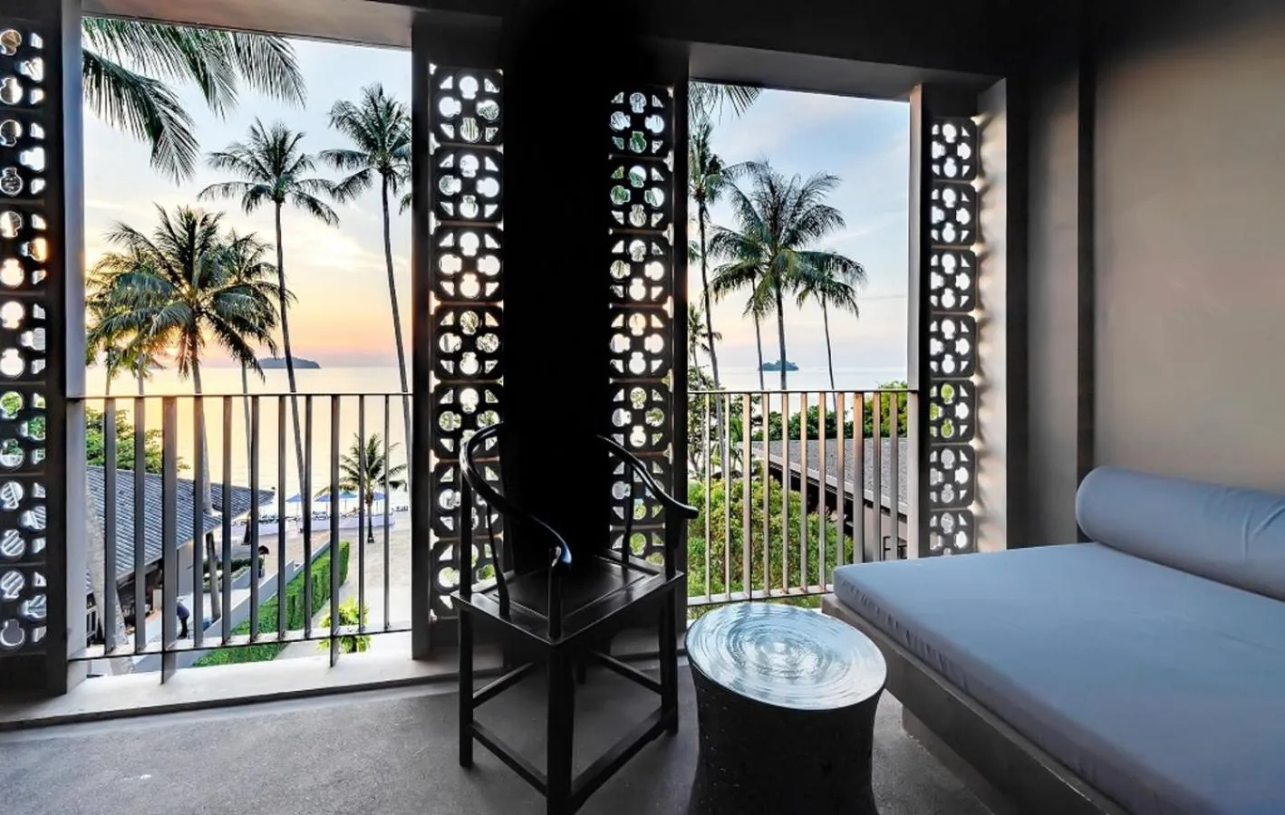 View (from property/room), Bed in Awa Resort Koh Chang