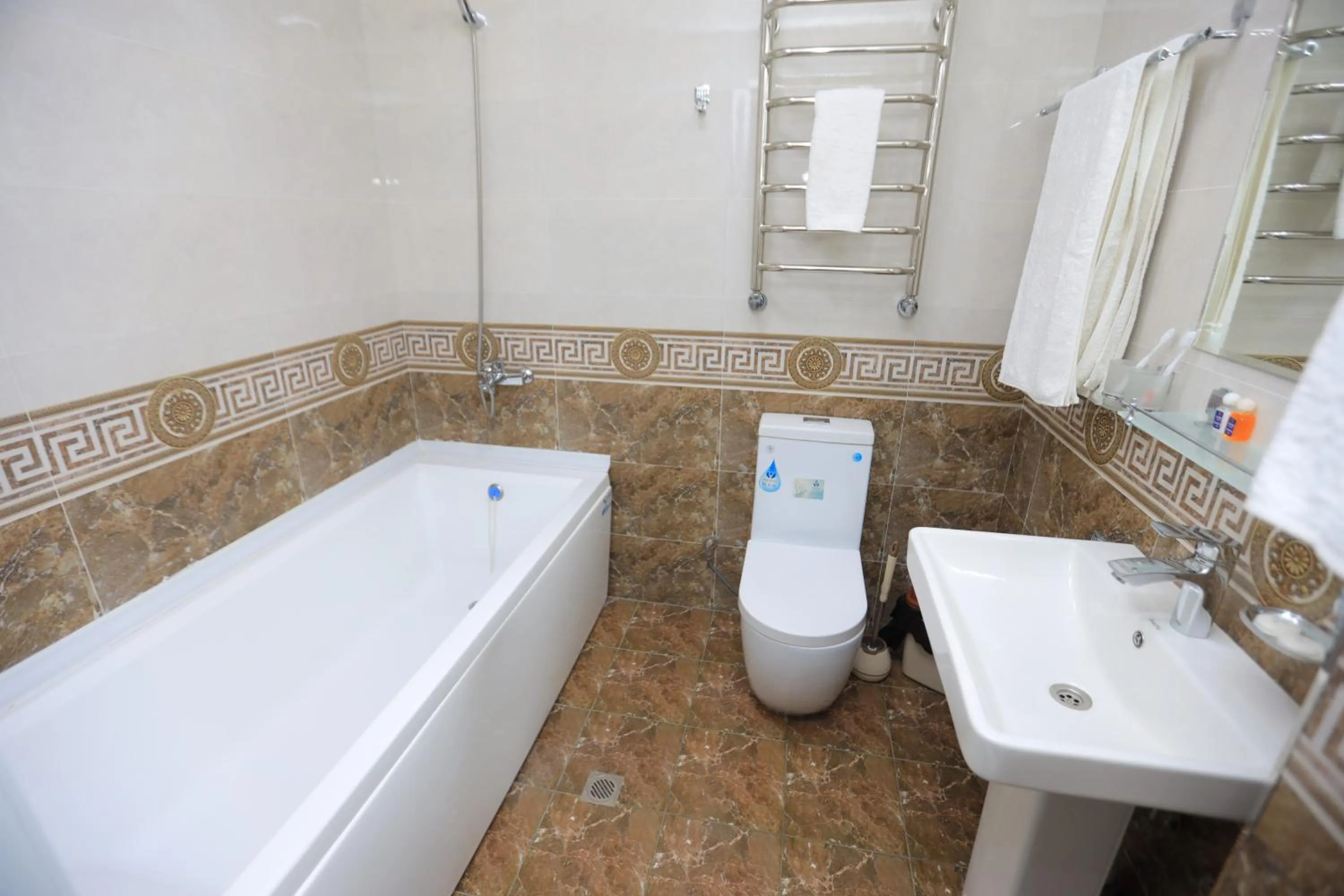 Toilet in AYNIY Hotel