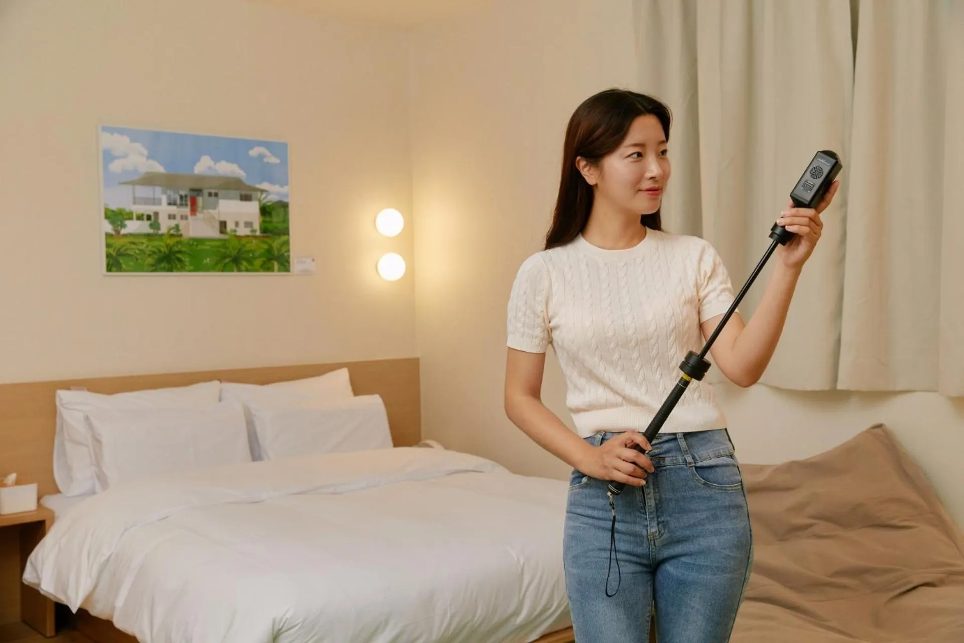 Photo of the whole room, Bed in Aank Hotel Ilsan