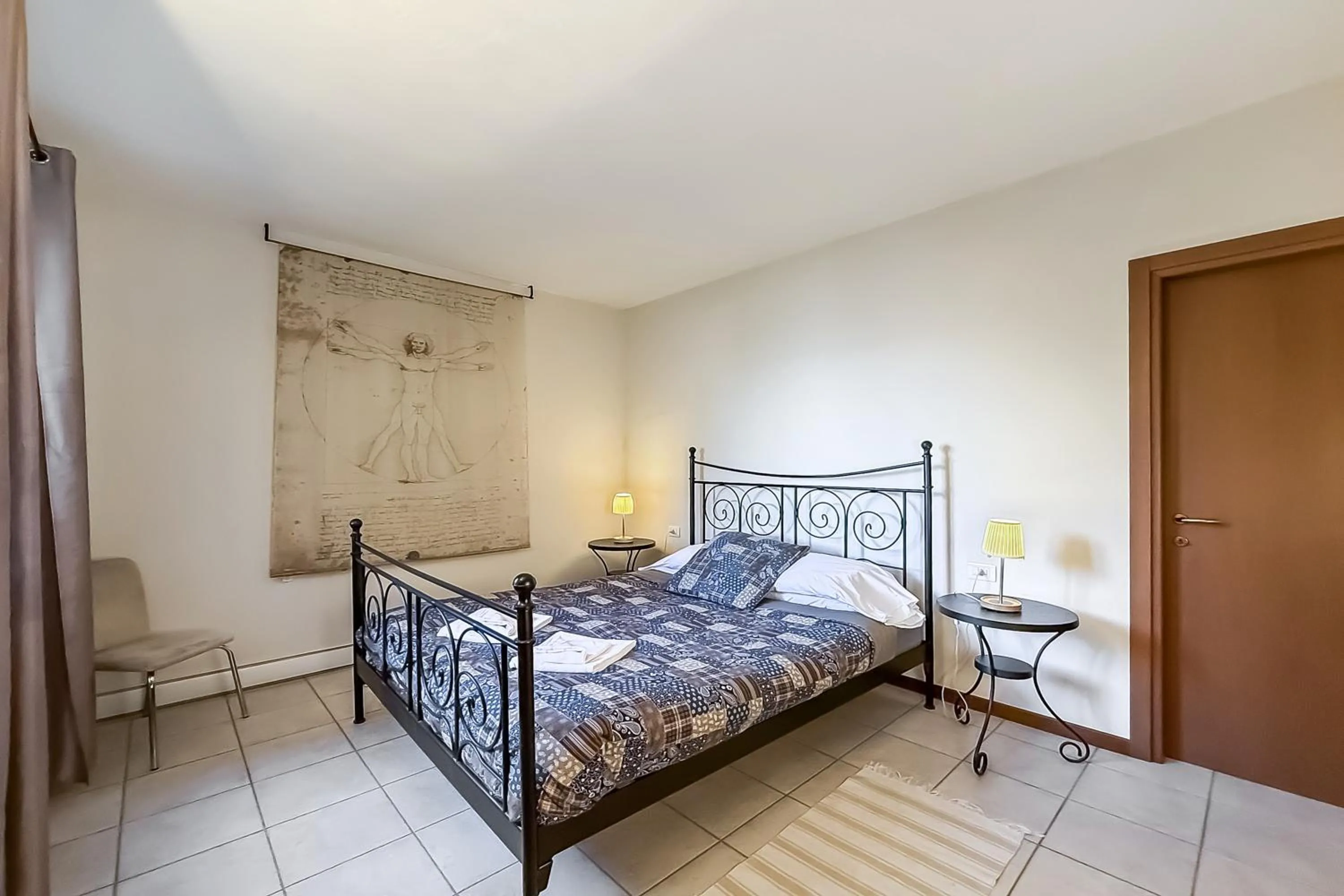 Bedroom, Bed in Casa Tulipano Grande