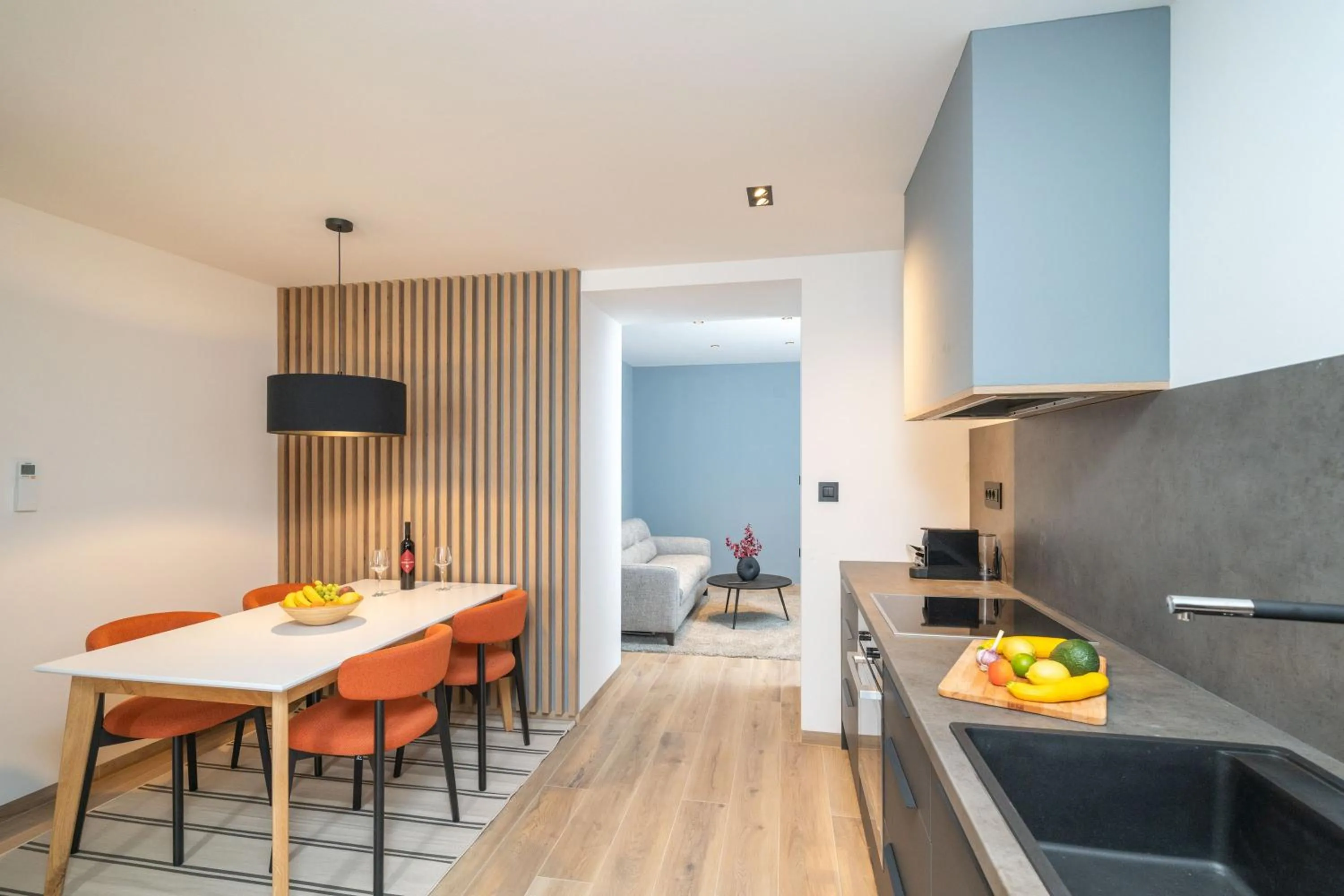 Kitchen or kitchenette in Apartments Villa Royale