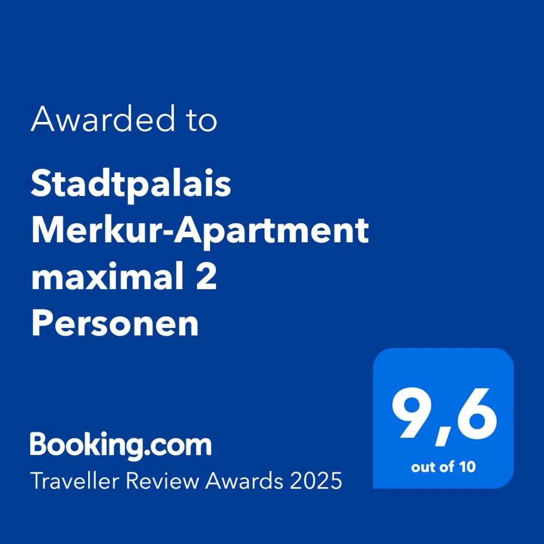 Stadtpalais Merkur-Apartment maximal 2 Personen